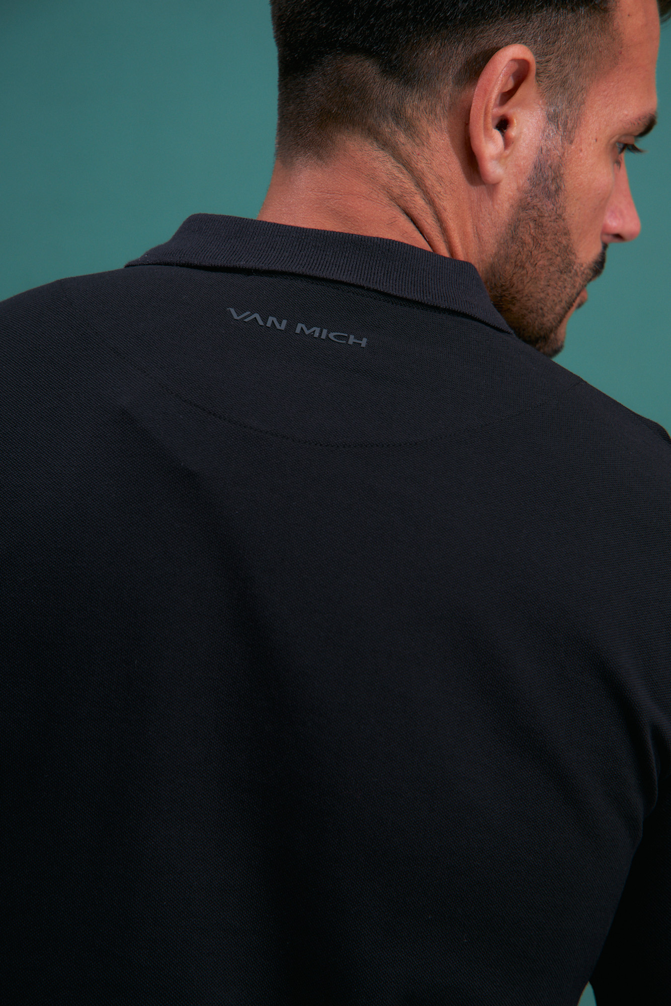 VM-232-54-009 Поло с длинным рукавом Van Mich Черный