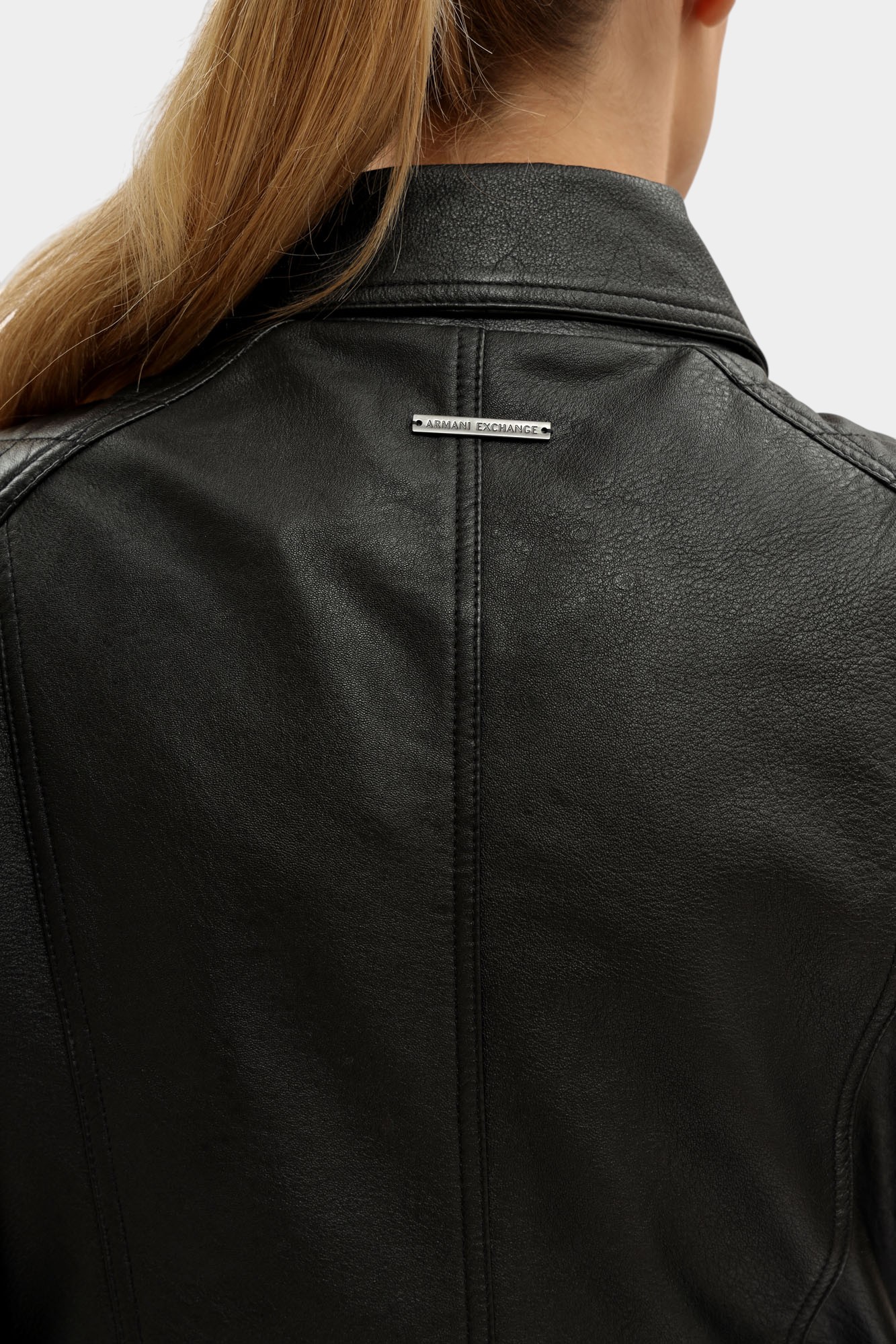 XW000654_AF16212 куртка кожаная armani exchange 