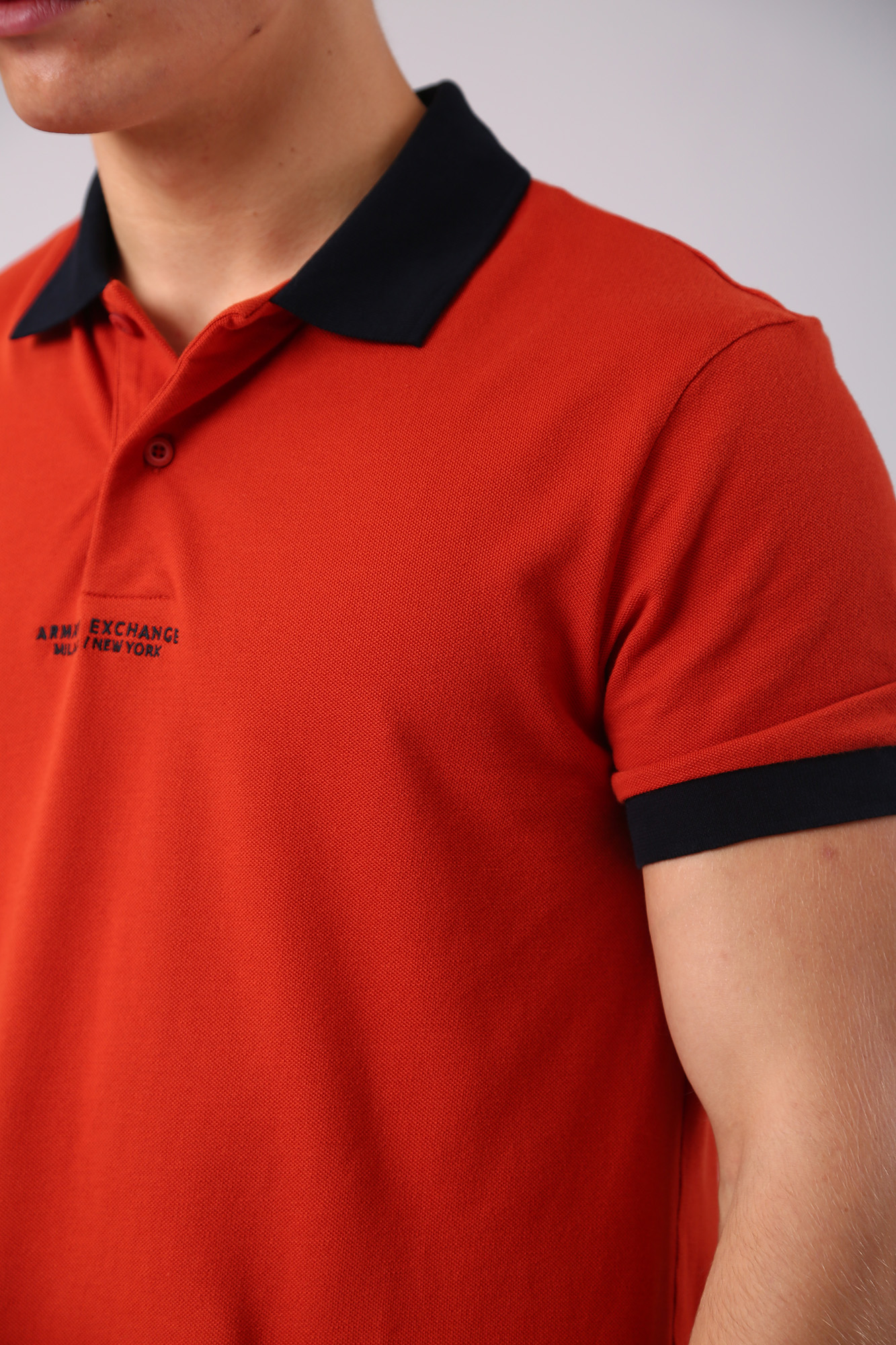 6LZFLC_ZJNEZ Поло Armani Exchange Коричневый