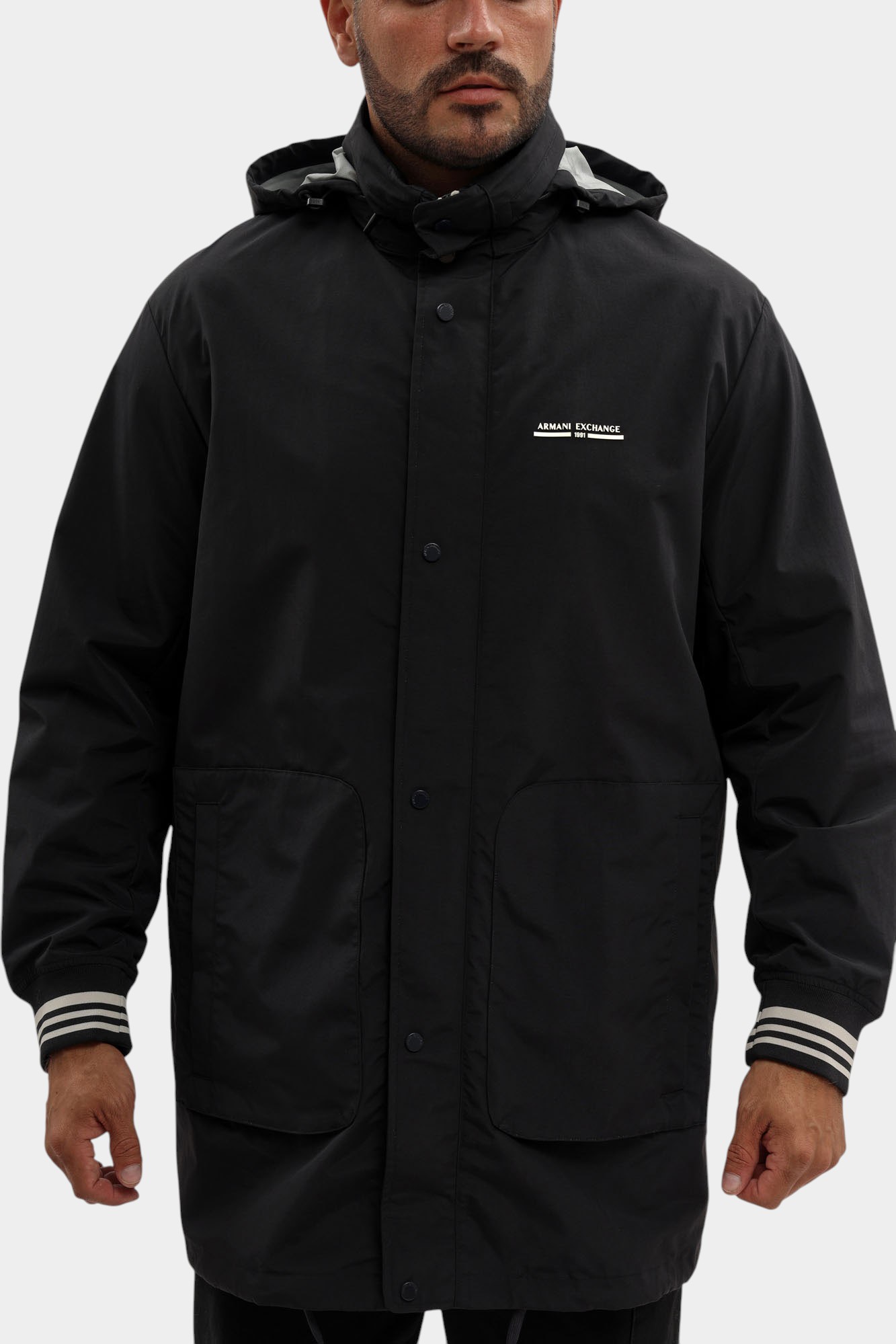 XM000931_AF15605 Плащ Armani Exchange Синий