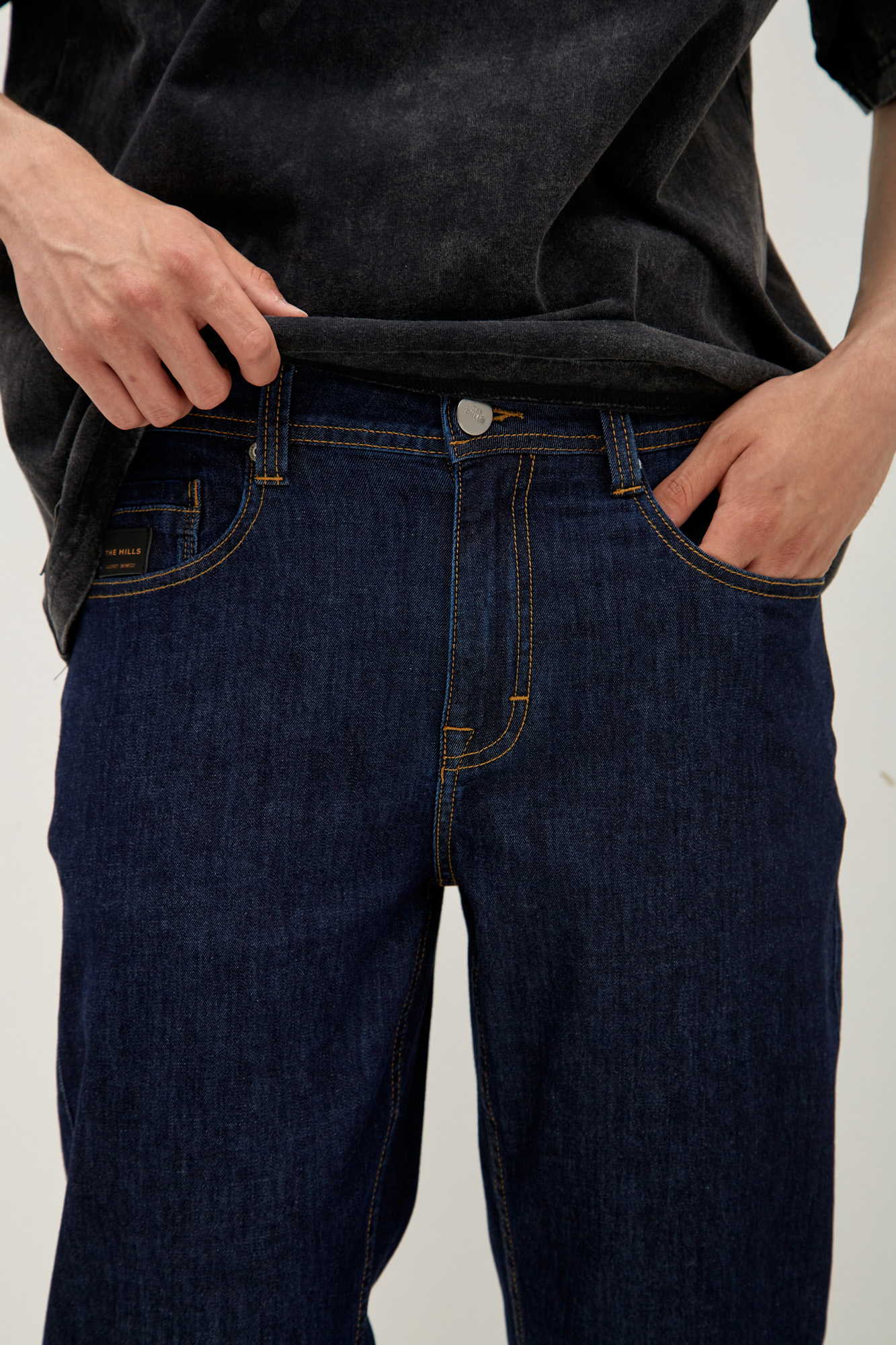 M-241-TK-56-1044 Брюки джинсовые The Hills Синий