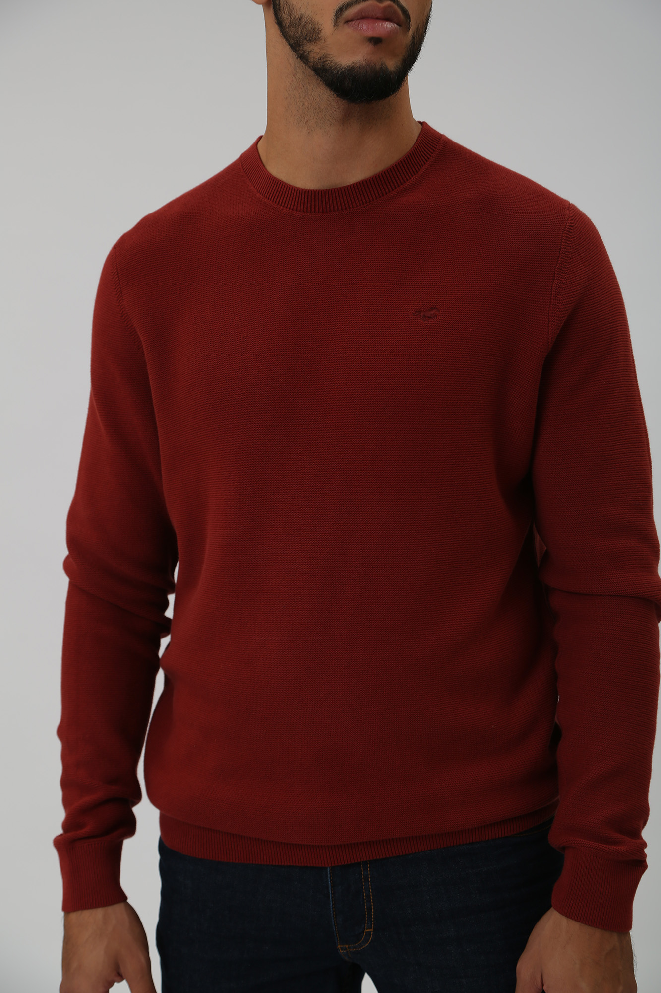 1014115 Джемпер Mustang Бордовый