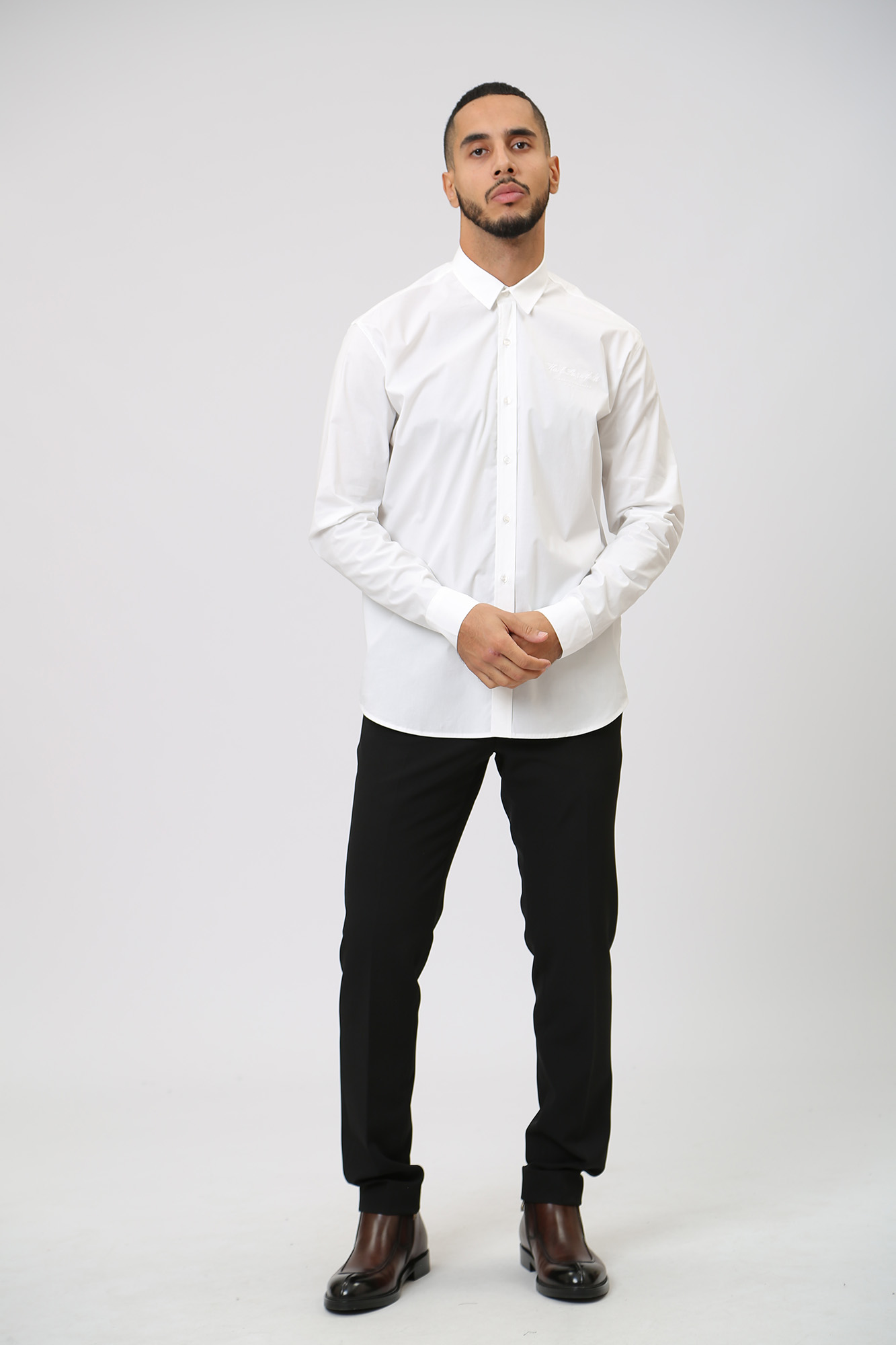 534600_605940 Рубашка с длинным рукавом Karl Lagerfeld Белый