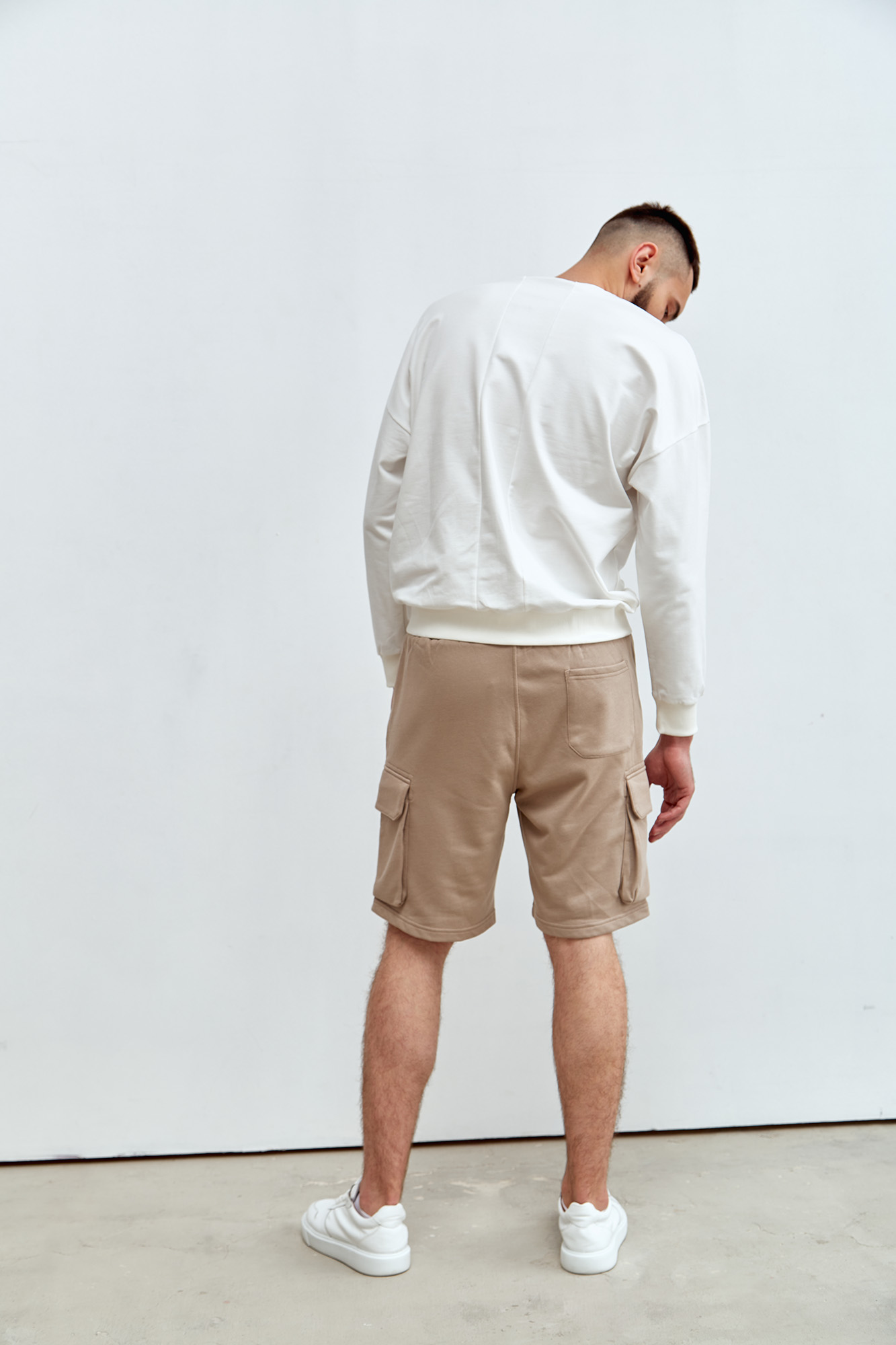 M-231-QW-13021 Шорты The Hills Серый