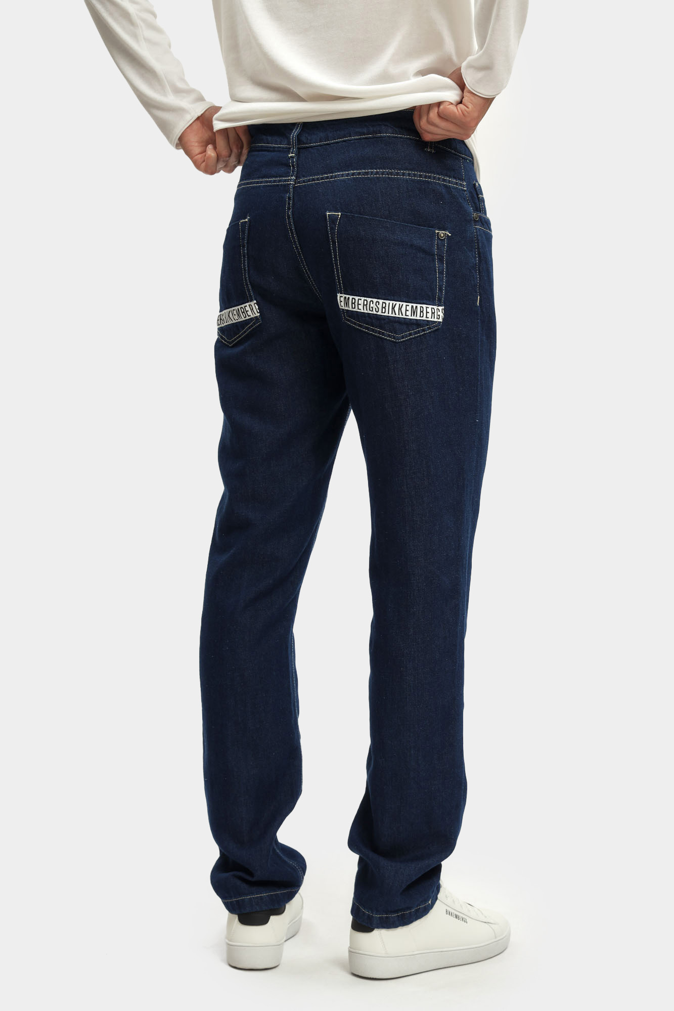 BMD0833R Брюки джинсовые Bikkembergs Синий