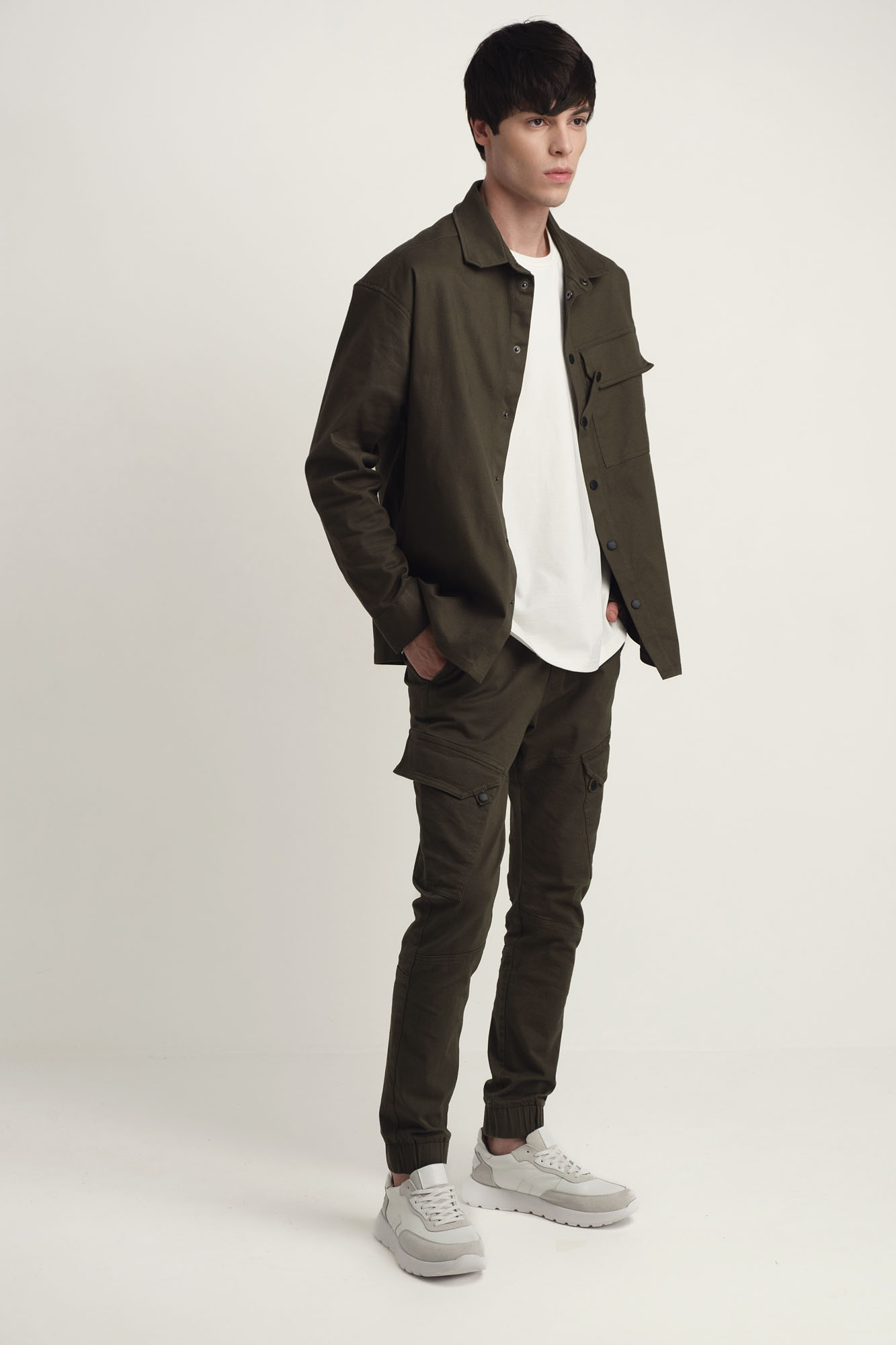 M-242-TH-56-0073 Рубашка с длинным рукавом The Hills Хаки