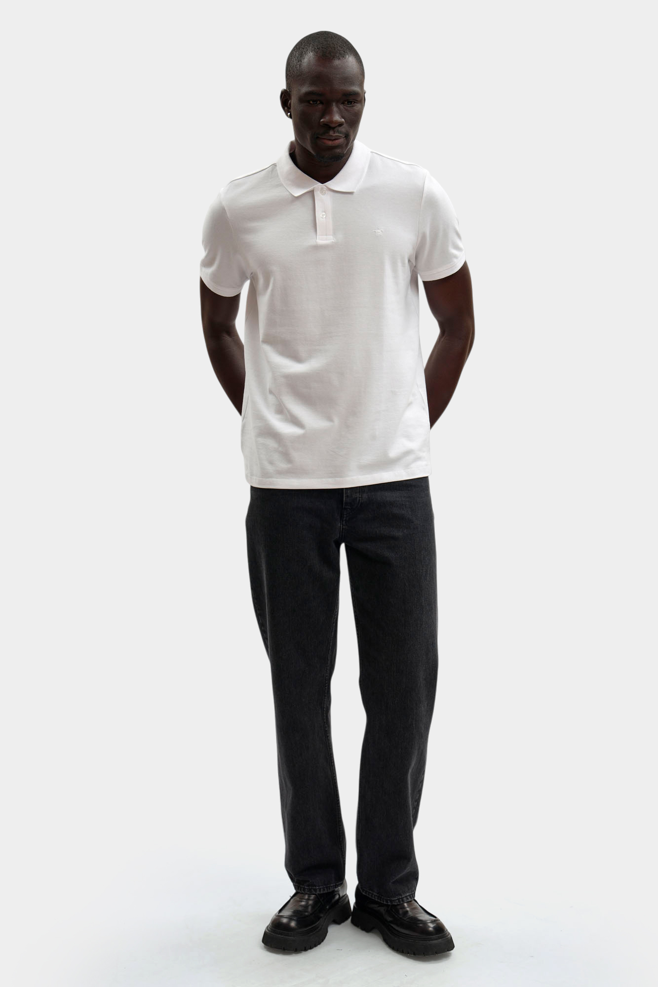 1014694 Поло Mustang Белый