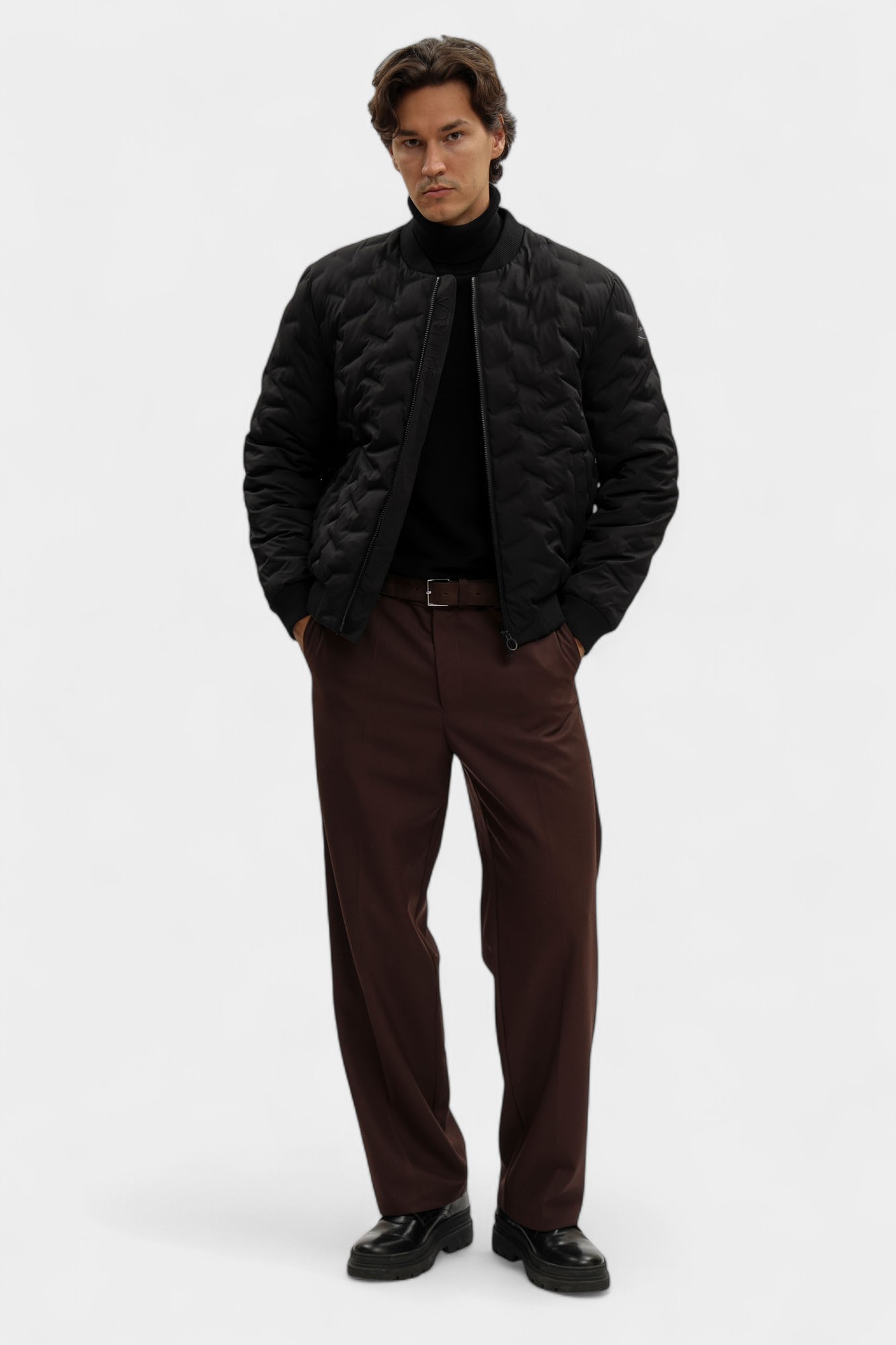 M5628RT3271F Бомбер Geox Черный