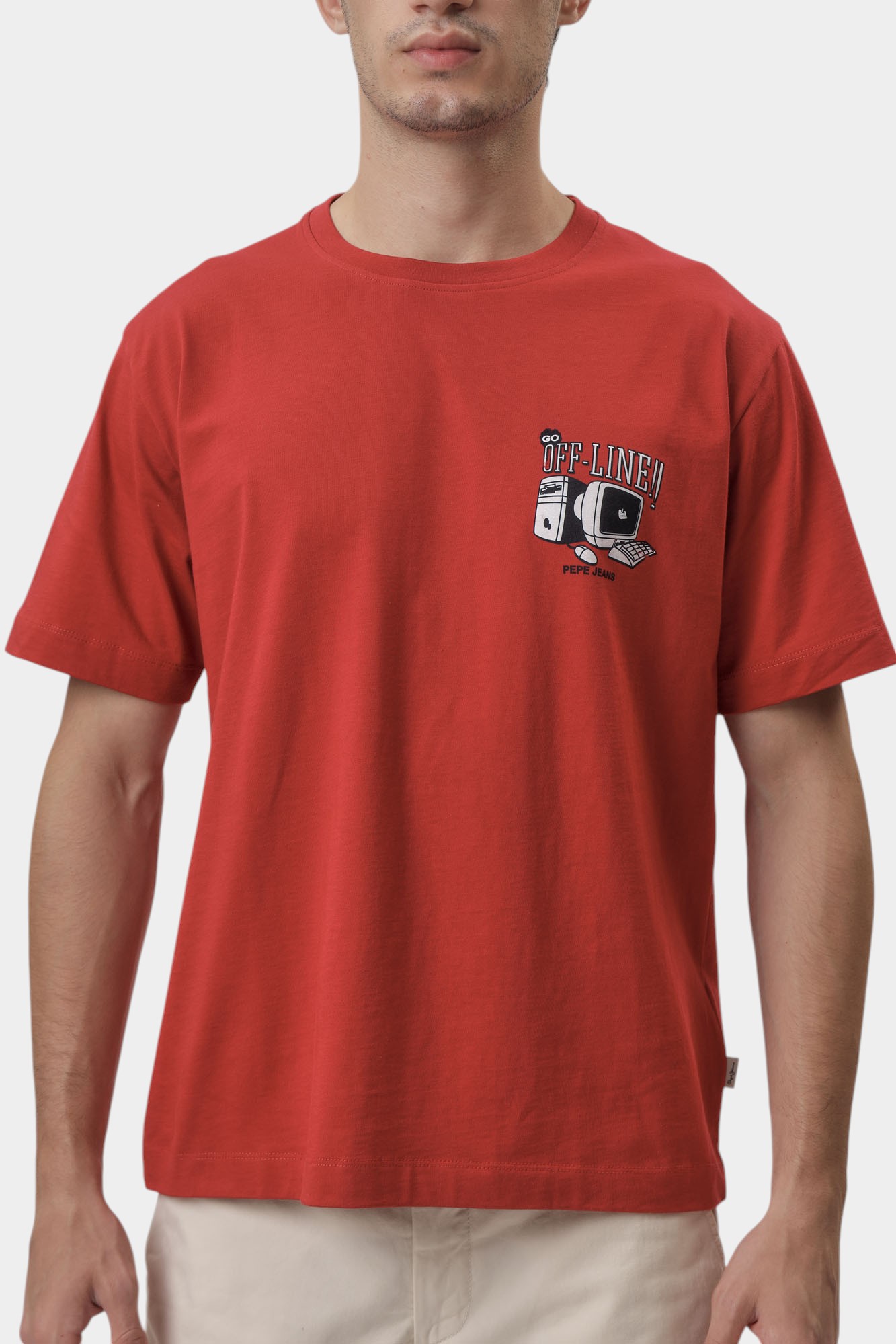 PM509789 Футболка Pepe Jeans Красный