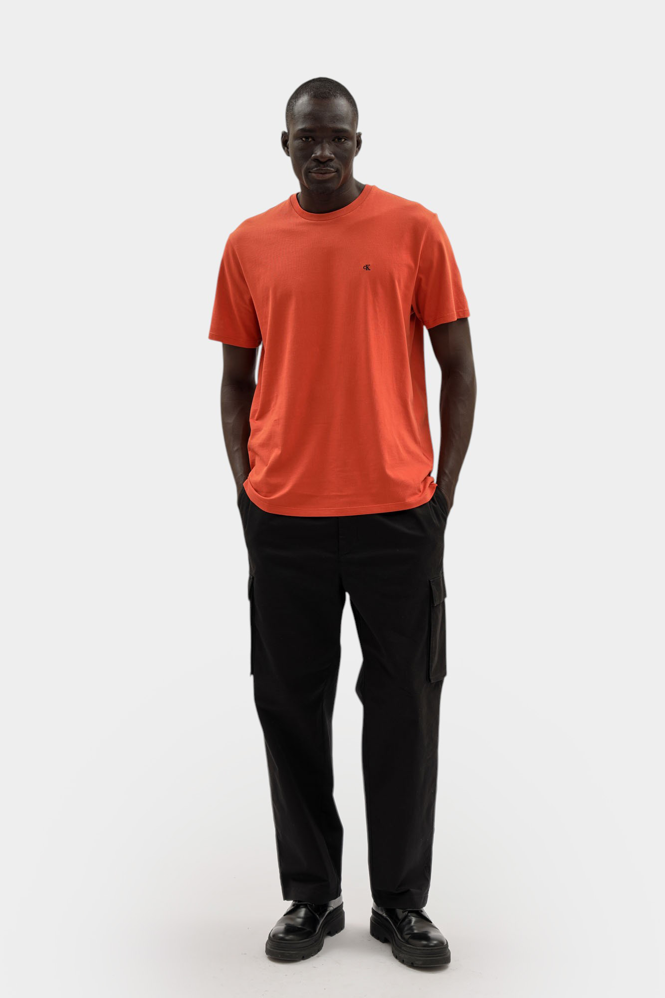 LV040HM265 Футболка Calvin Klein Jeans Оранжевый