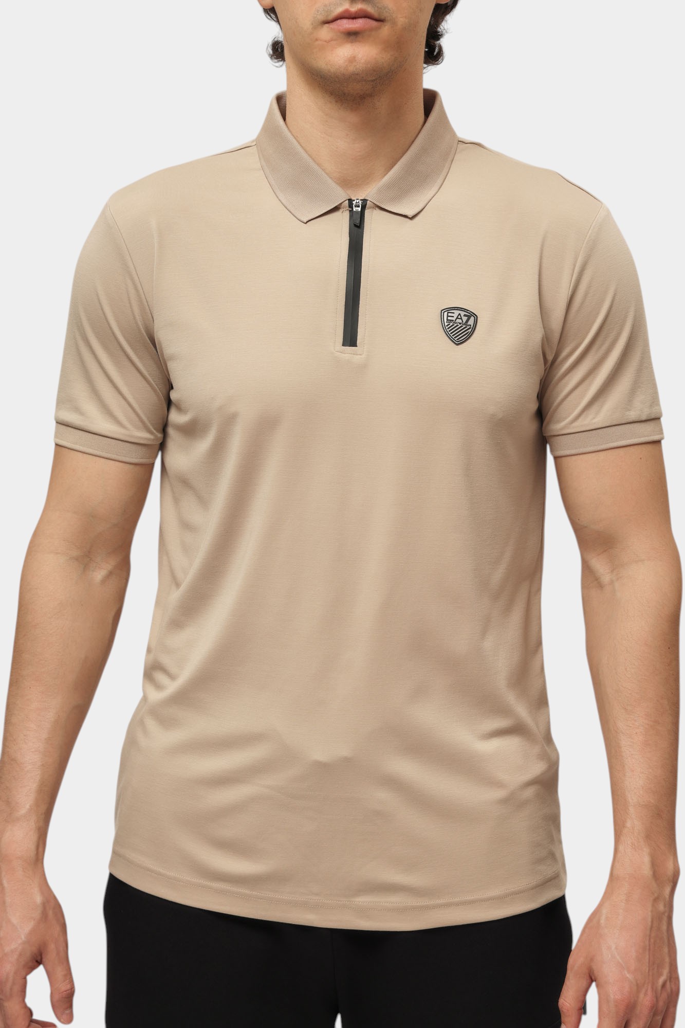 8NPF13_PJRGZ_U6155 Поло EA7 Бежевый