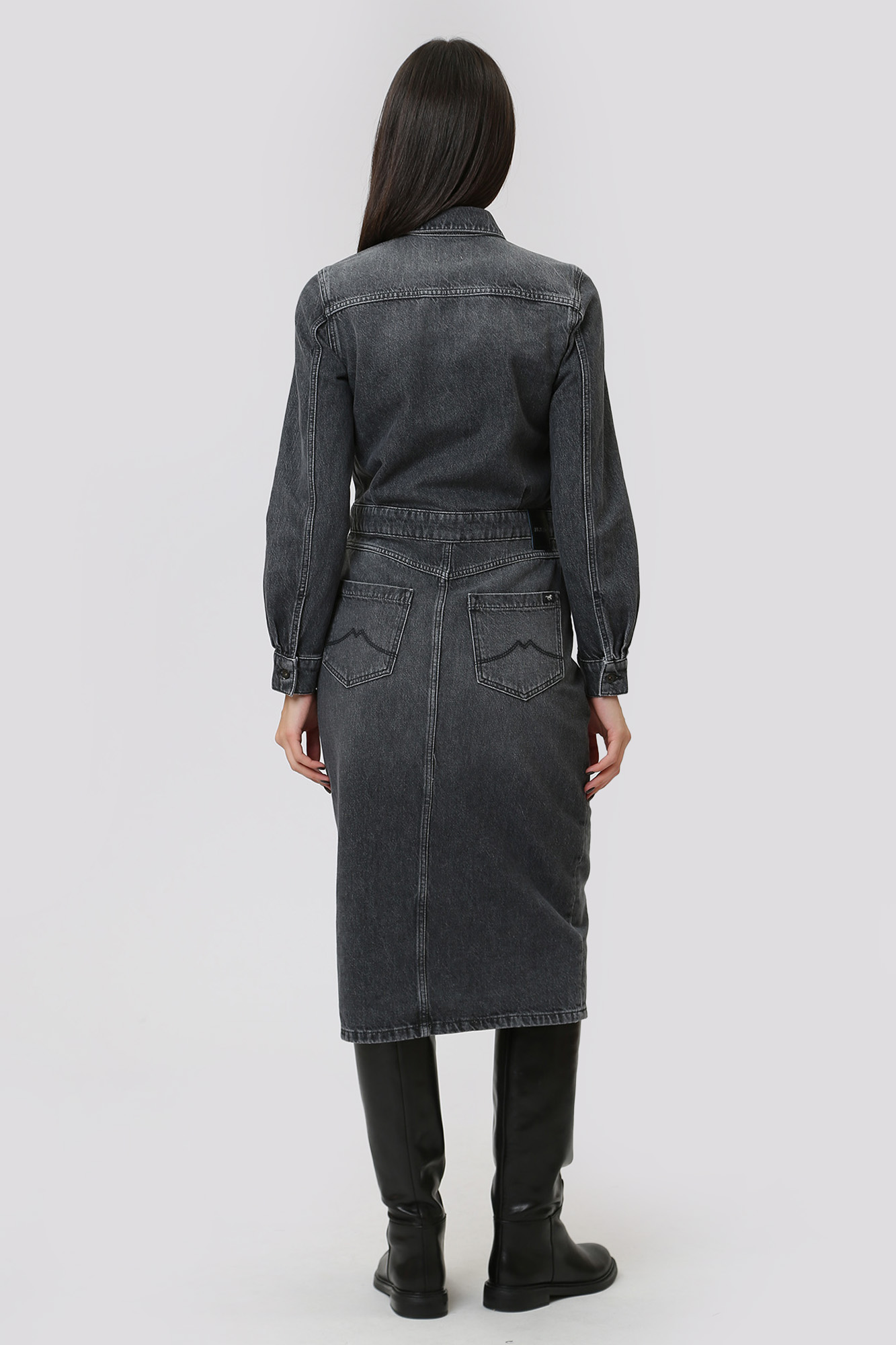 1014322-4000 платье джинсовое д/р mustang 