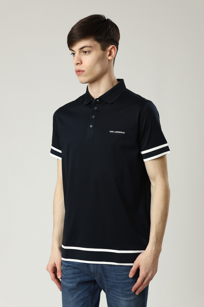 Брюки джинсовые Emporio Armani Хлопок Синий