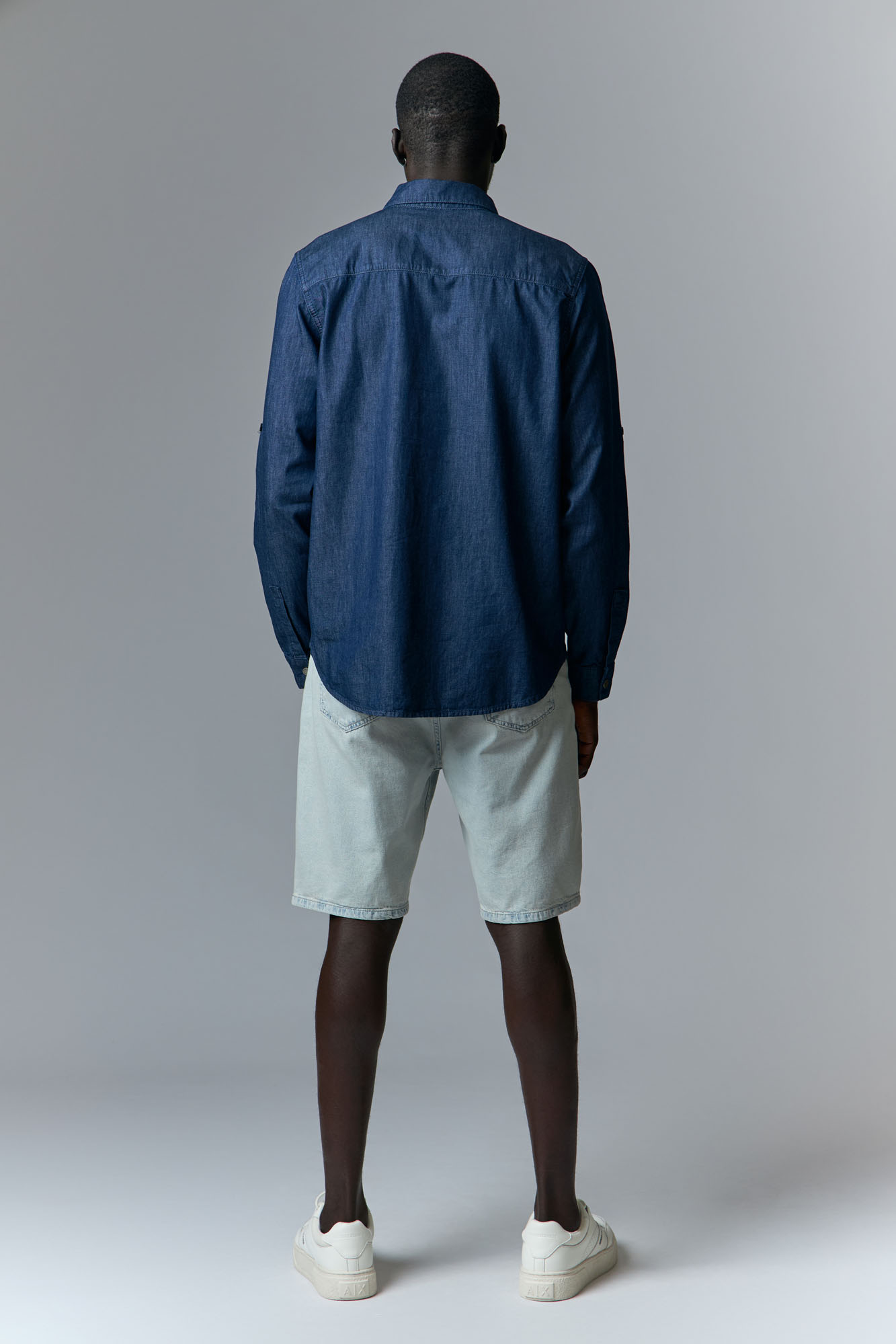 VM-OMA-33-006 Рубашка с длинным рукавом Van Mich Синий