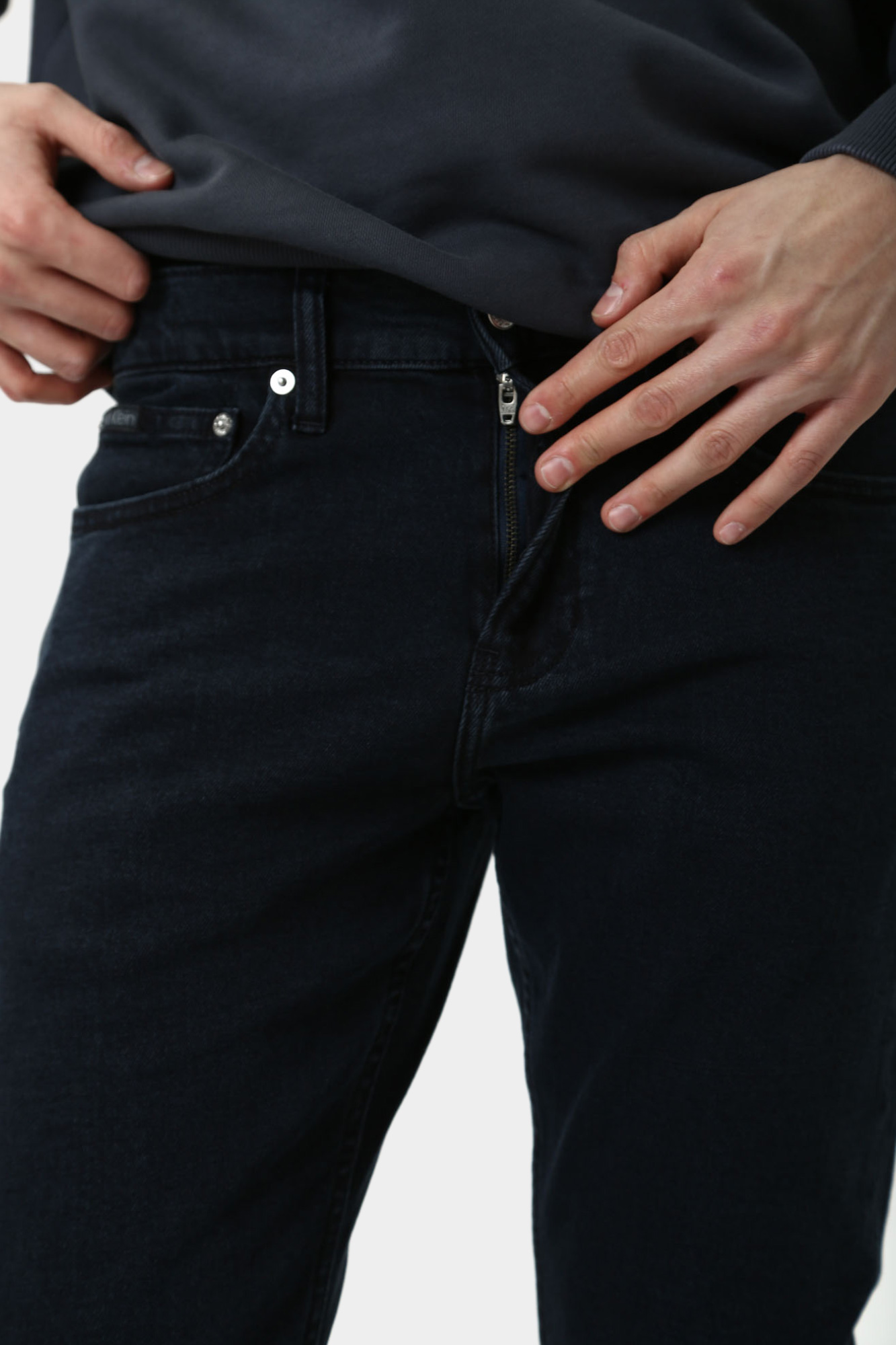 J30J325975 Брюки джинсовые Calvin Klein Jeans Синий