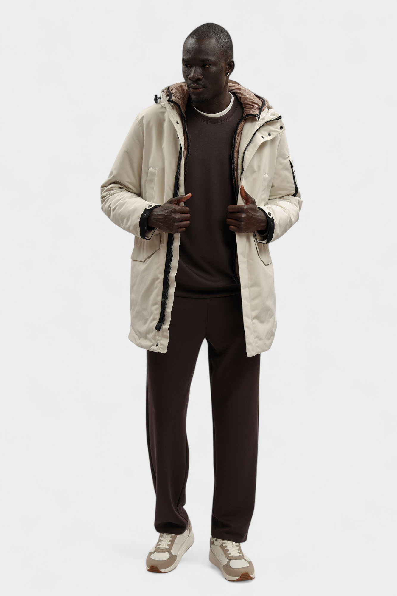 M5628FT3285 Куртка парка Geox Молочный