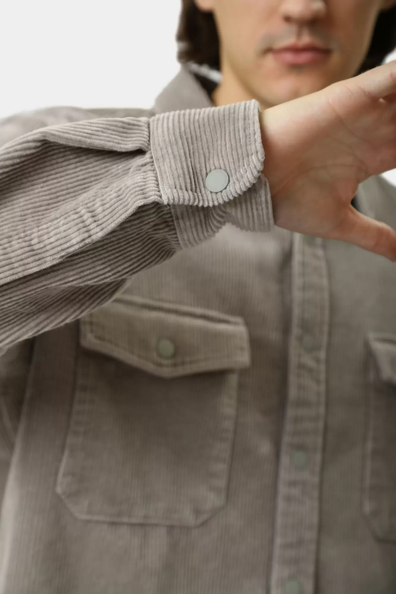 1015914 Рубашка Mustang Бежевый