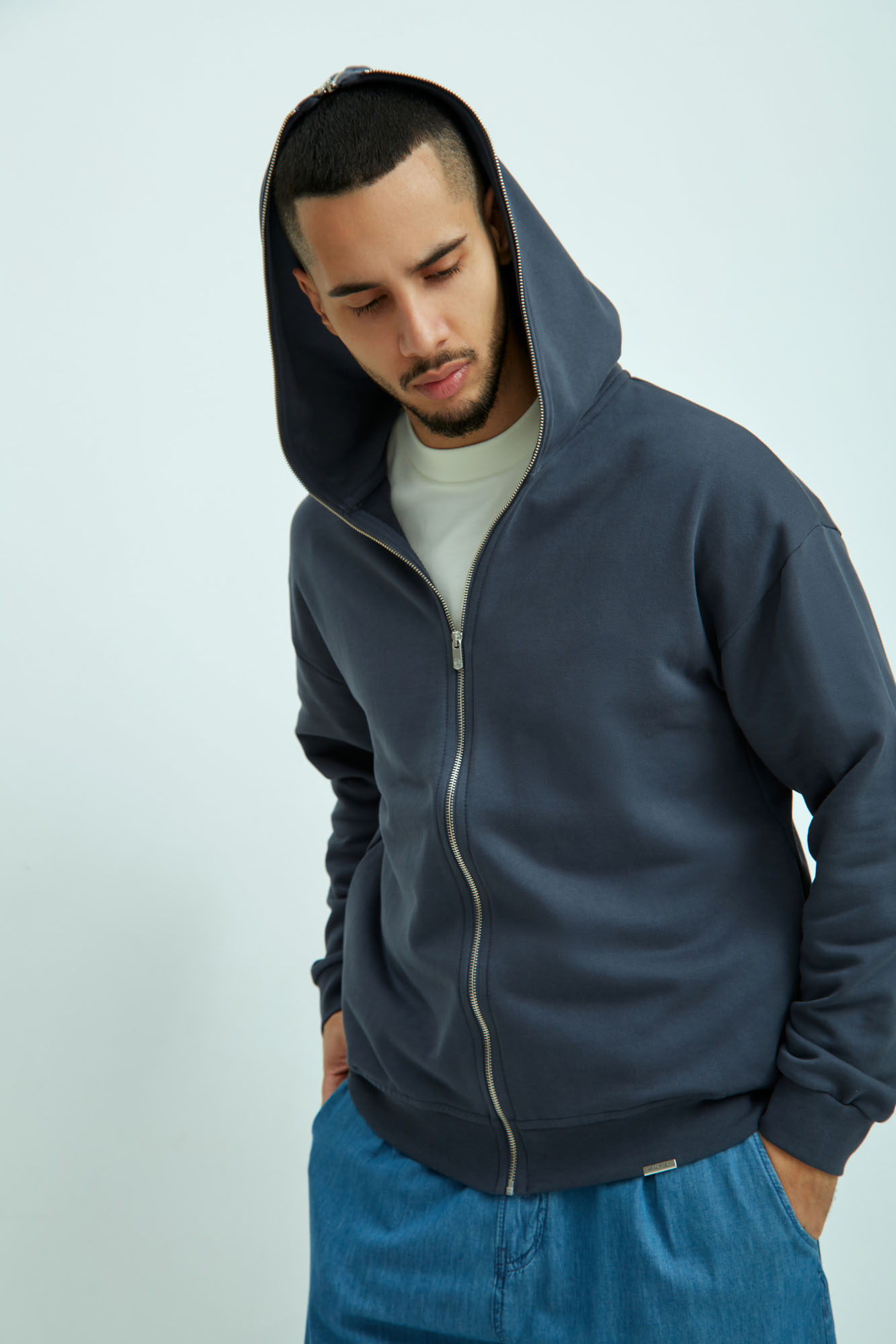 VM-ERK-20-040 Толстовка с капюшоном Van Mich Синий