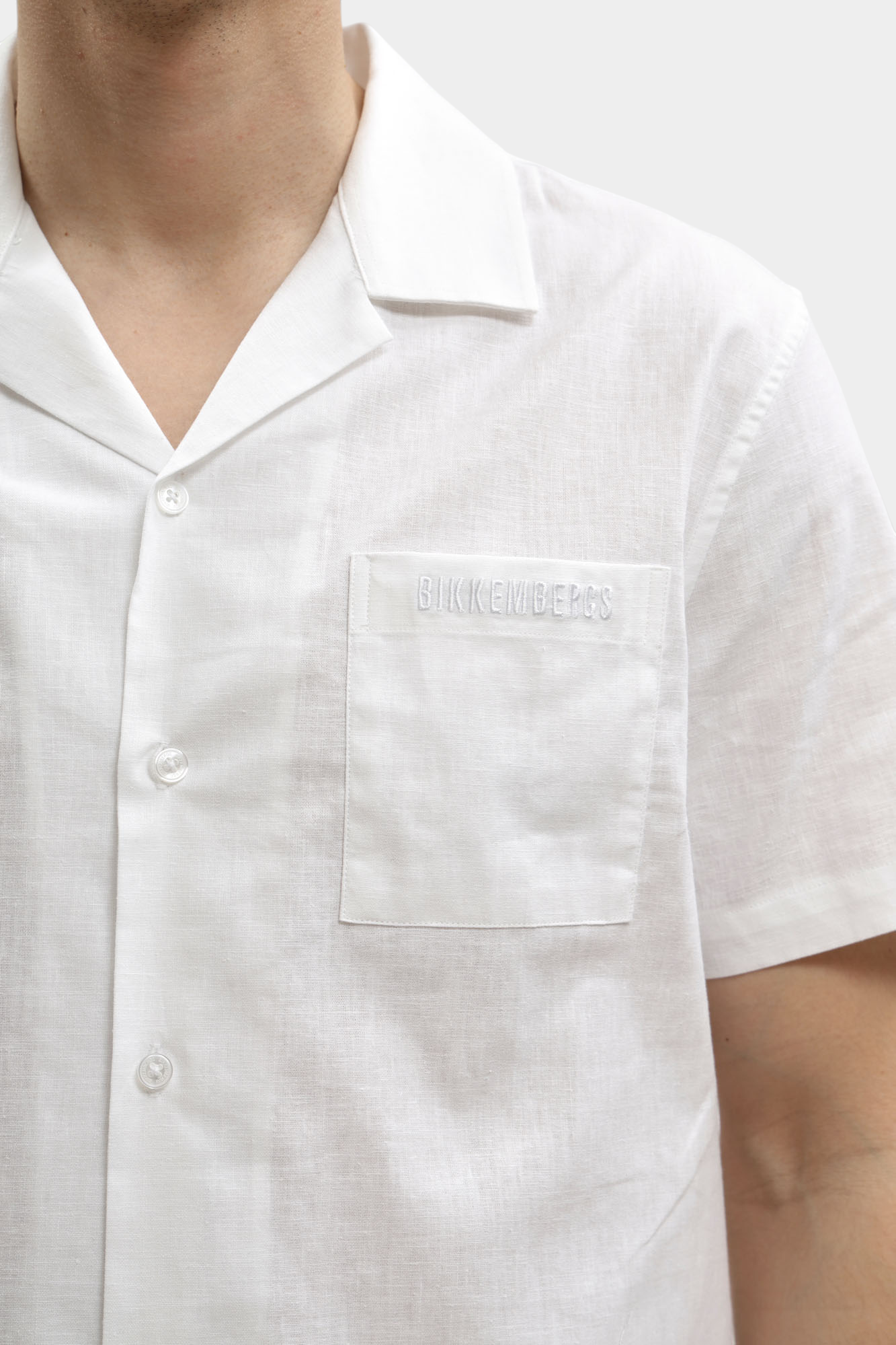BMS1532 Рубашка Bikkembergs Белый