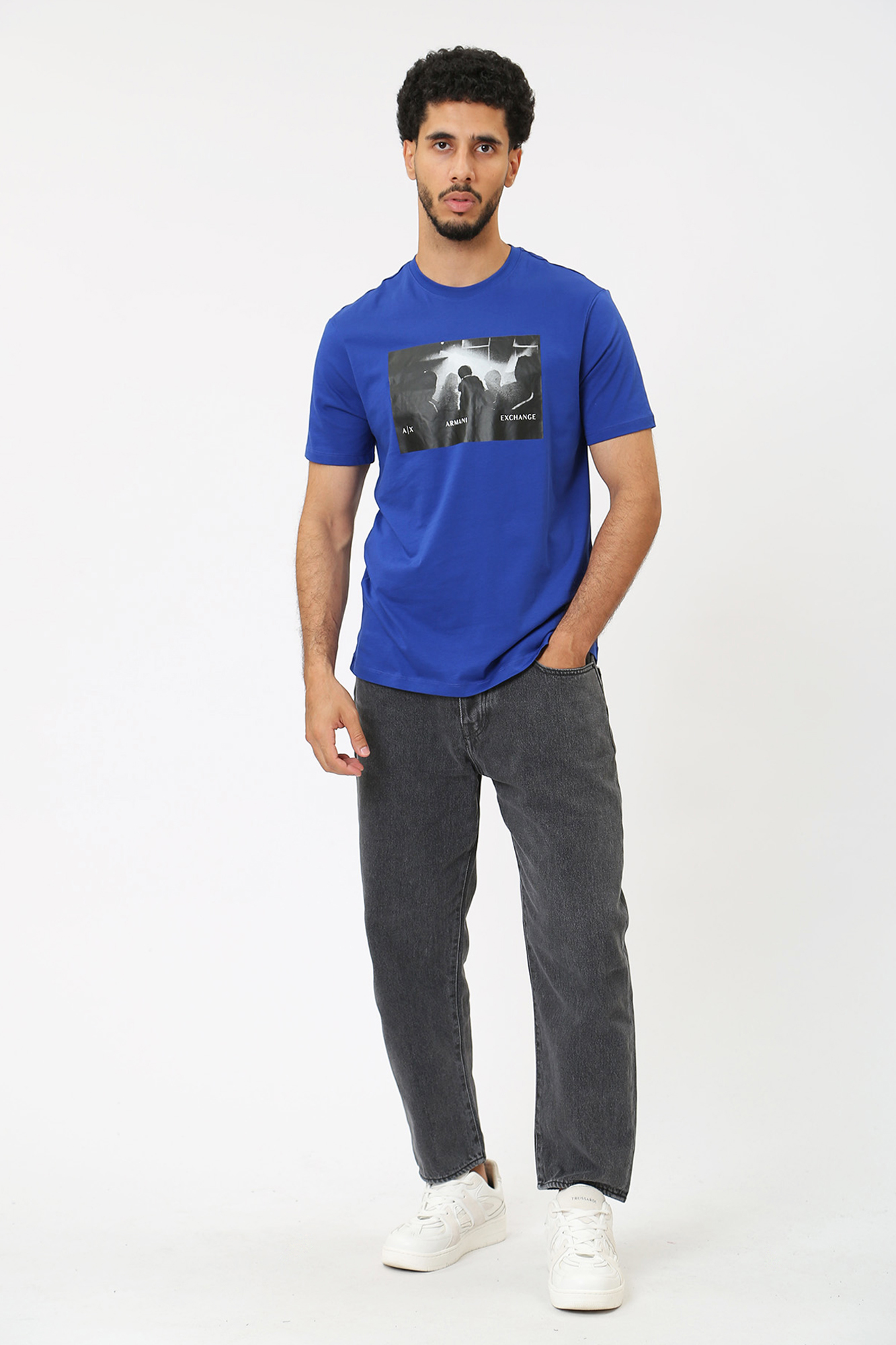 6RZTHR_ZJBYZ Футболка Armani Exchange Синий