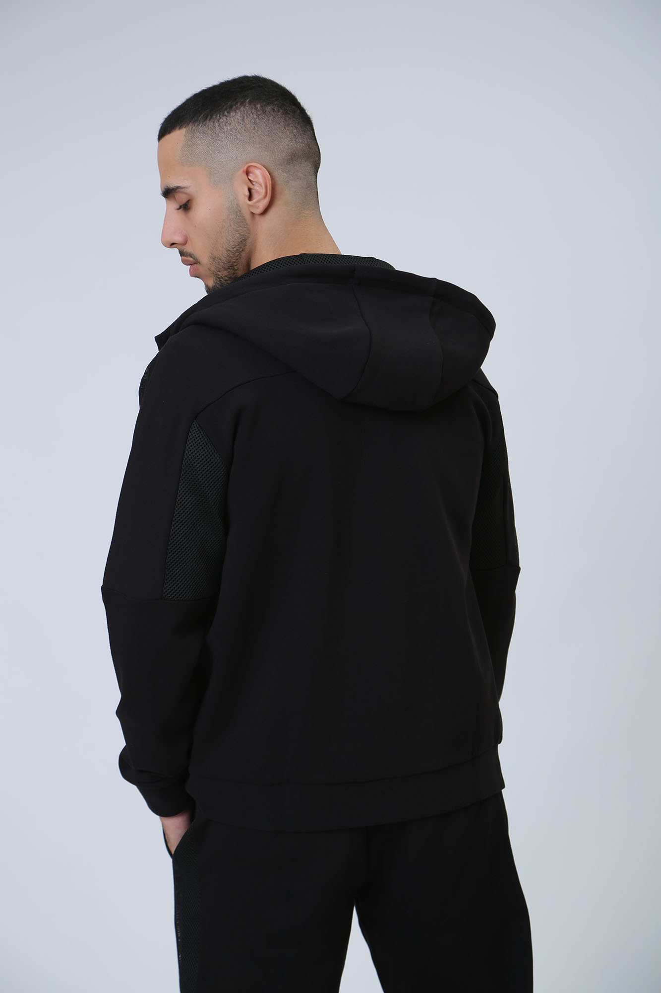 3DPM88_PJEQZ Толстовка с капюшоном EA7 Черный