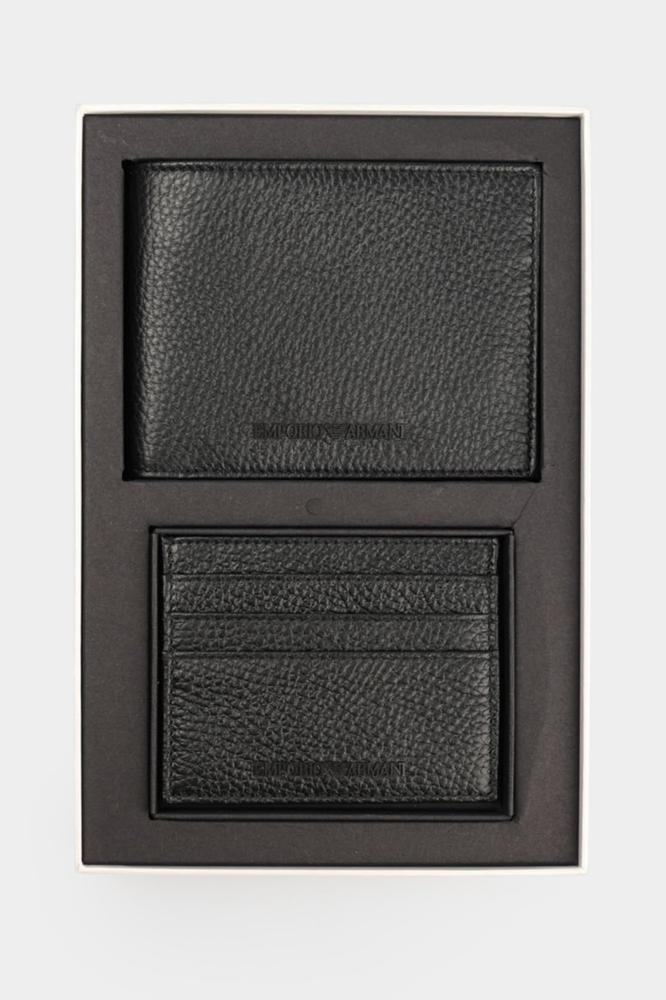 Набор (кошелек+картхолдер) Emporio Armani