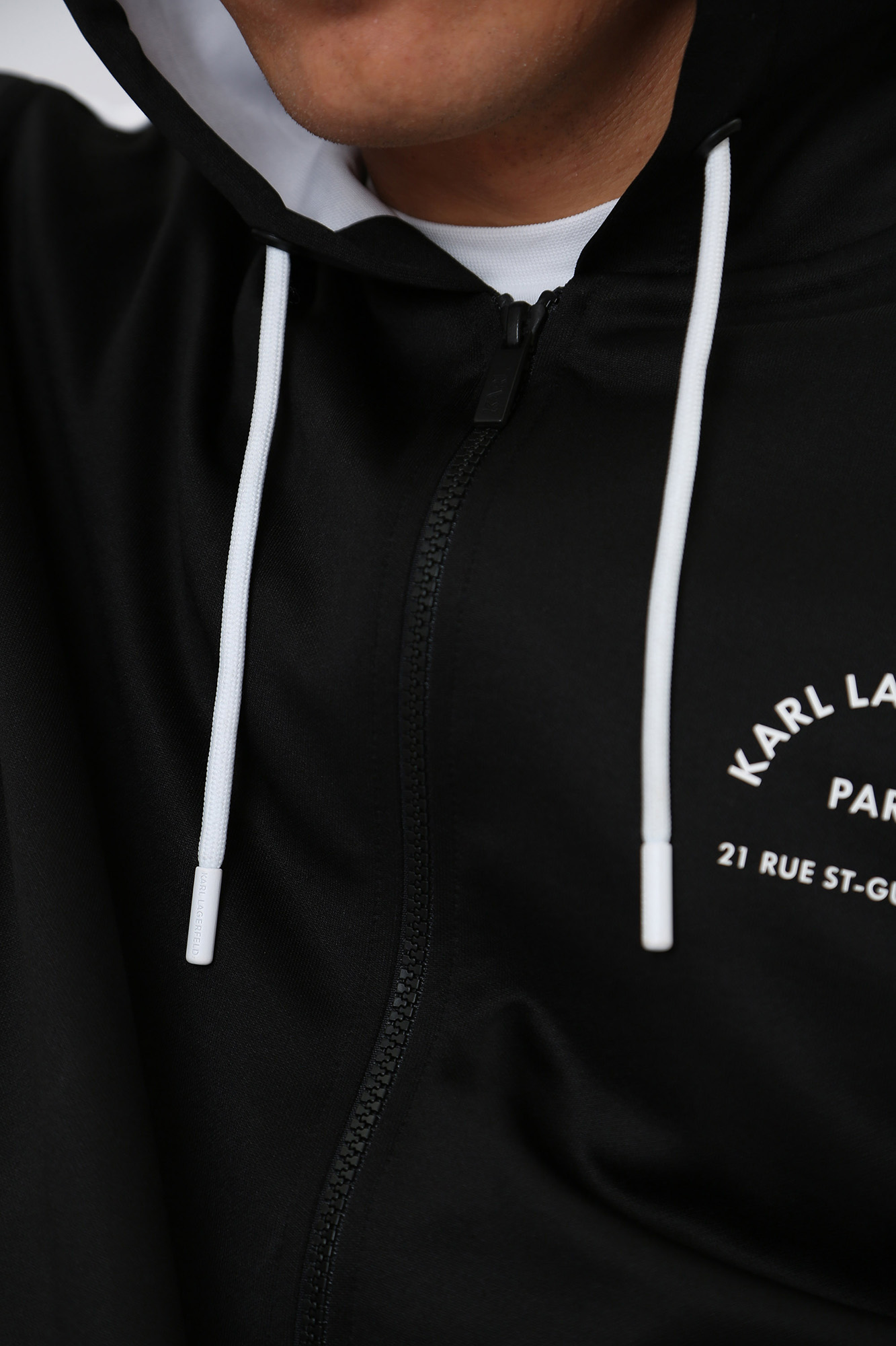 532905_705430 Толстовка с капюшоном Karl Lagerfeld Черный