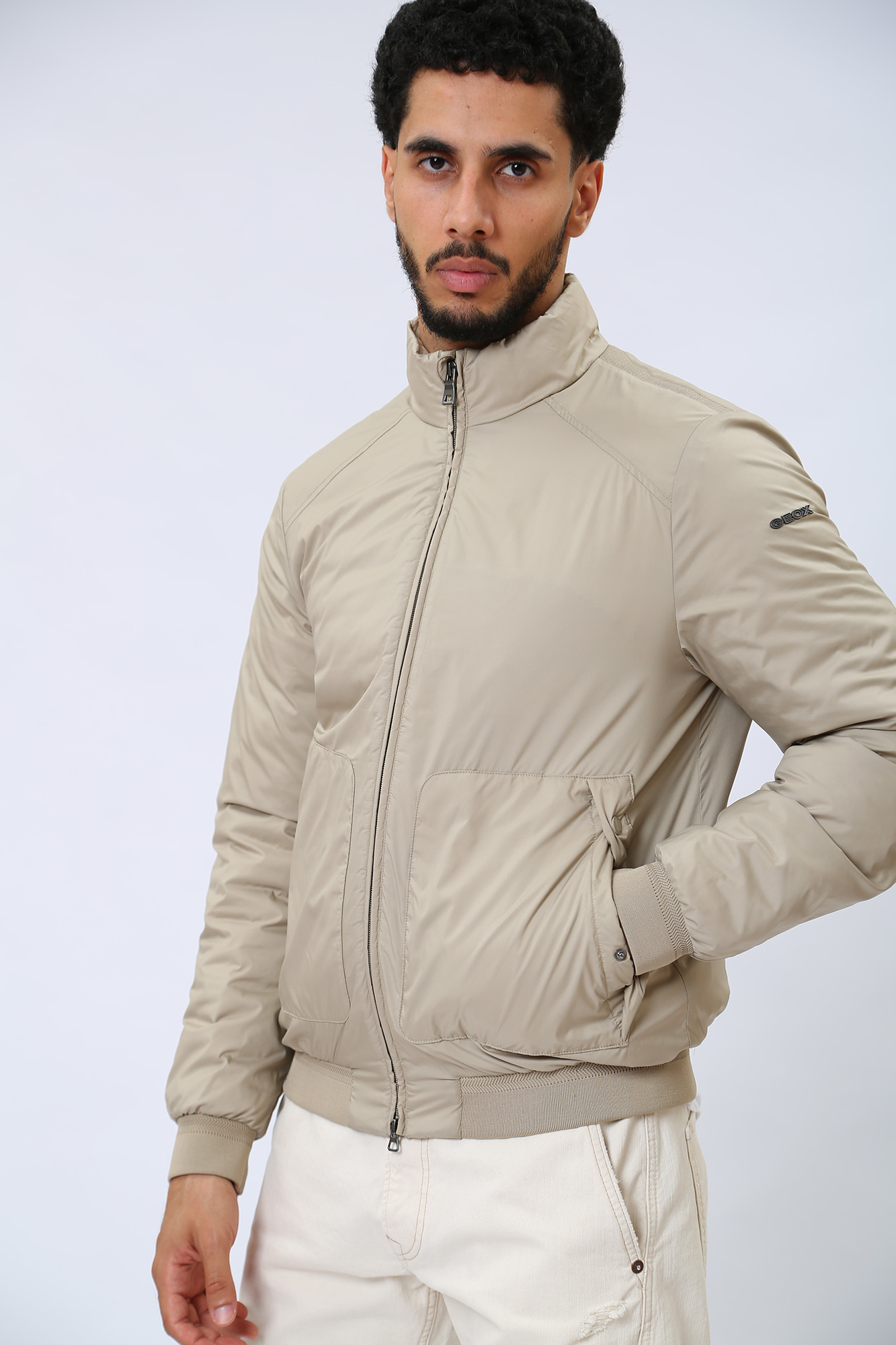 M3528ZT2937F5 Куртка-бомбер Geox Бежевый