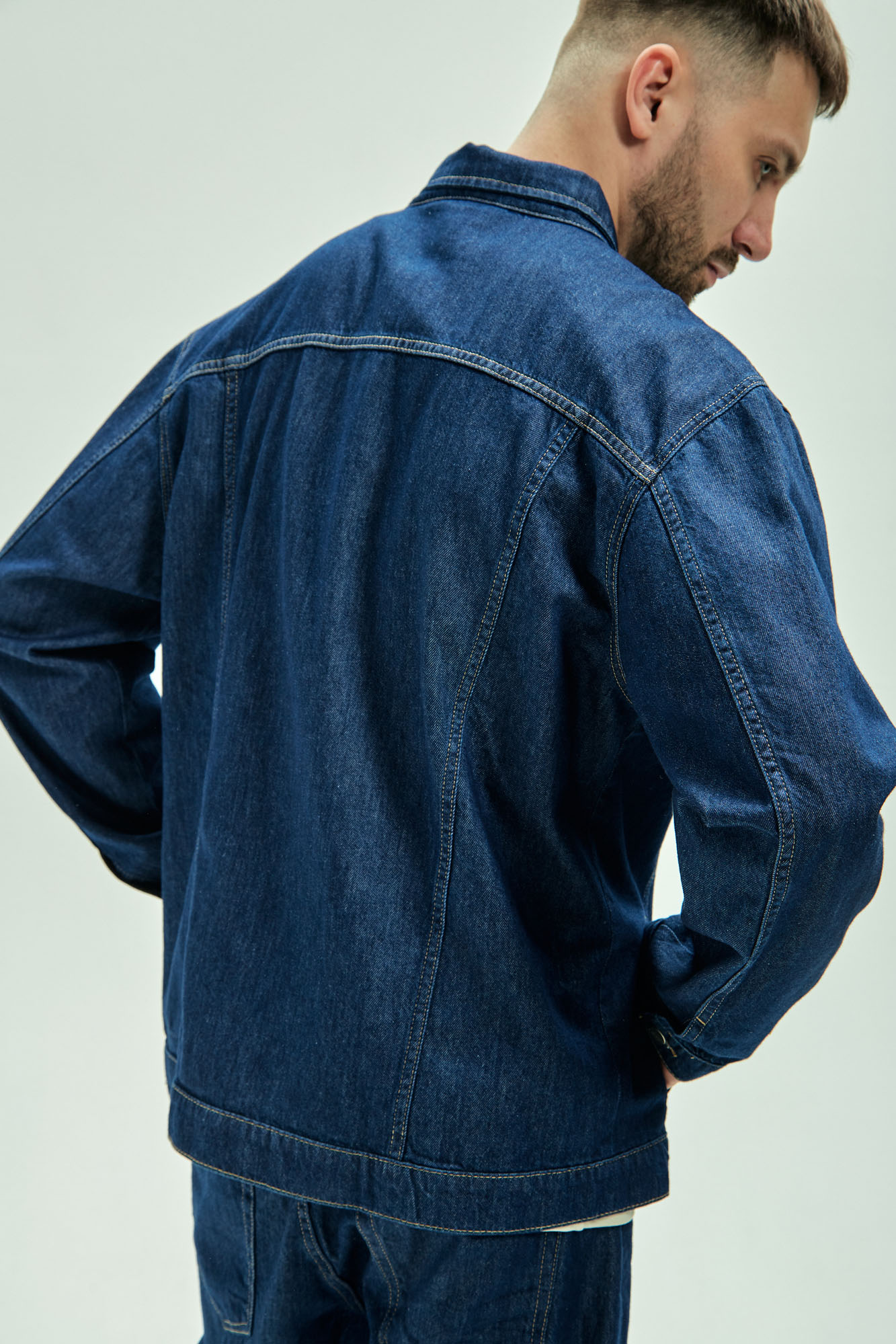 VM-OMA-33-001 Куртка джинсовая Van Mich Синий