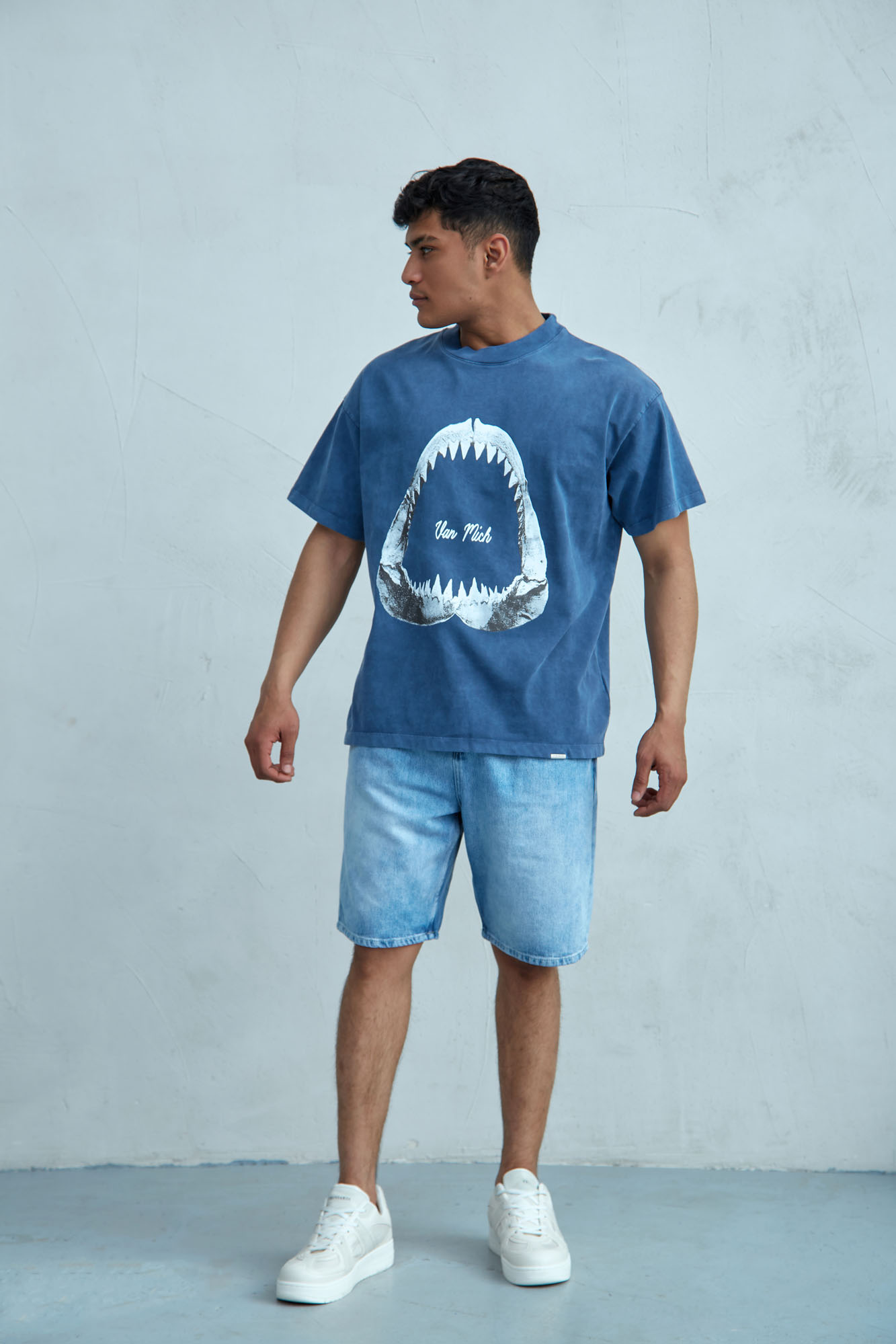 VM-ERK-22-065 Футболка Van Mich Синий