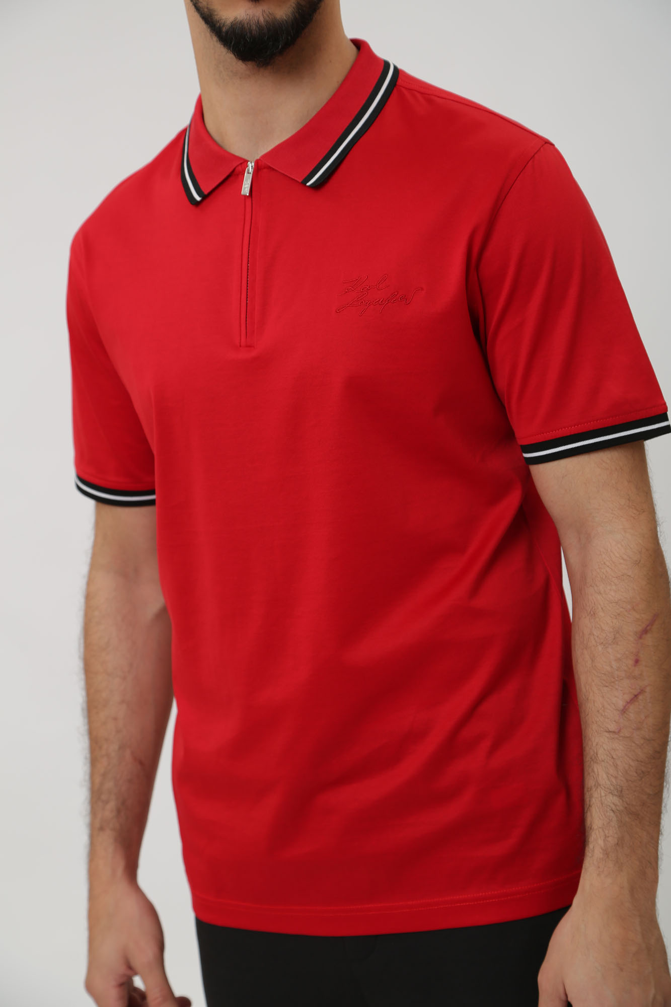 541200_745080 Поло Karl Lagerfeld Бордовый