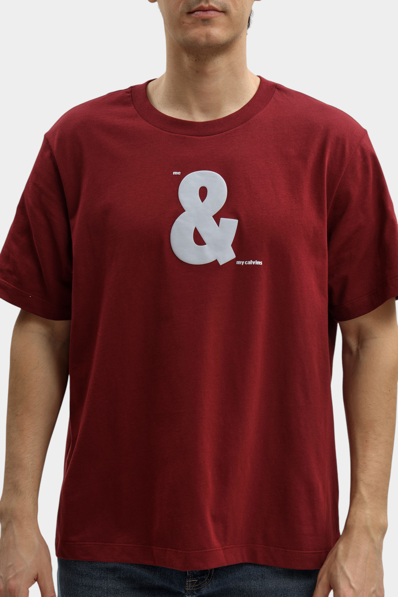 LV04RD806G Футболка Calvin Klein Jeans Красный