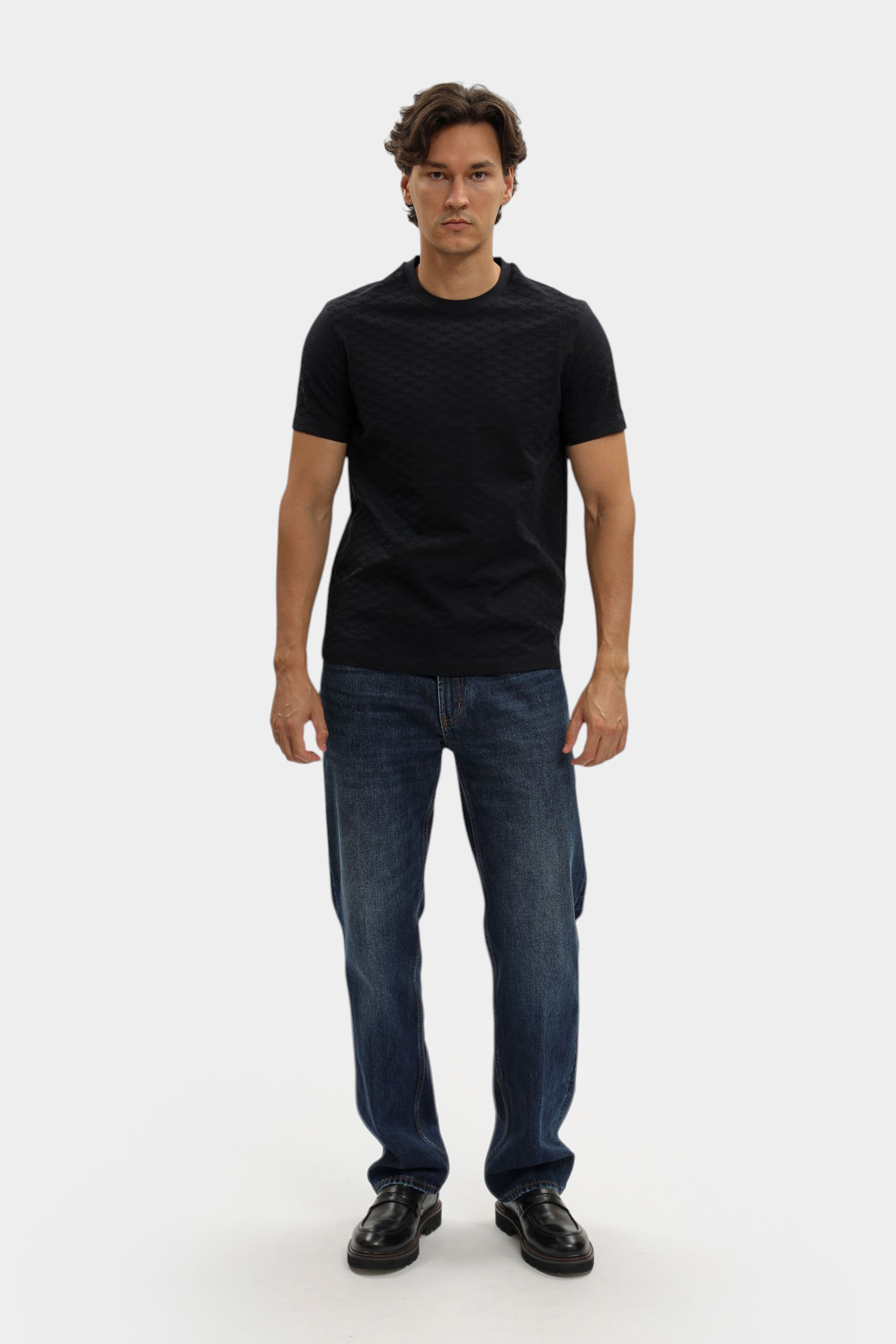 8N1TL7_1JHWZ Футболка Emporio Armani Голубой