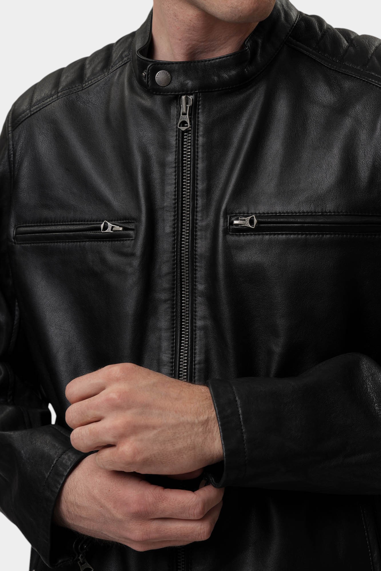 PM403106 Куртка кожаная Pepe Jeans Черный