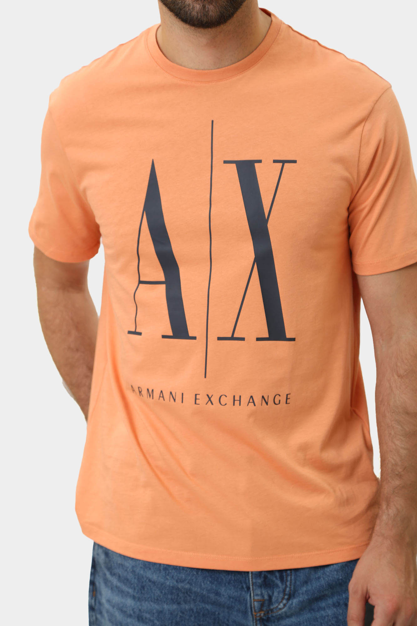 8NZTPA_ZJH4Z Футболка Armani Exchange Коричневый
