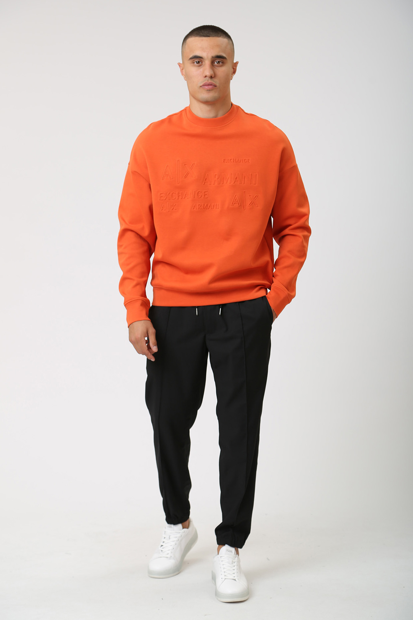 6RZMAC_ZJMAZ Свитшот Armani Exchange Оранжевый