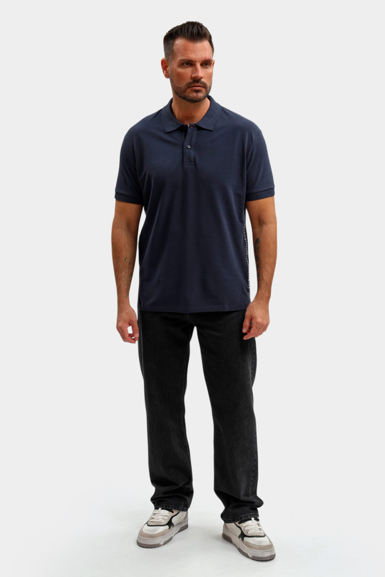 BMT1612 Поло Bikkembergs Черный