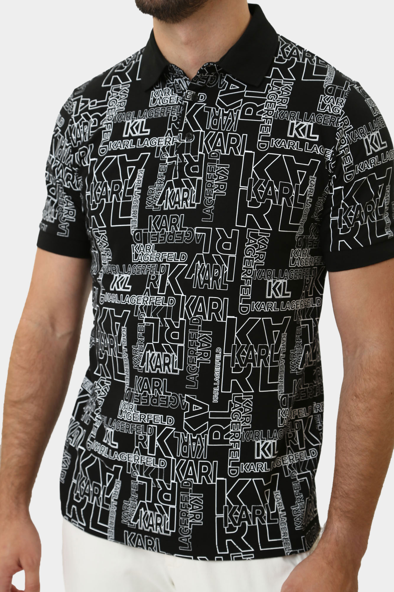 541224_745082 Поло Karl Lagerfeld Черный