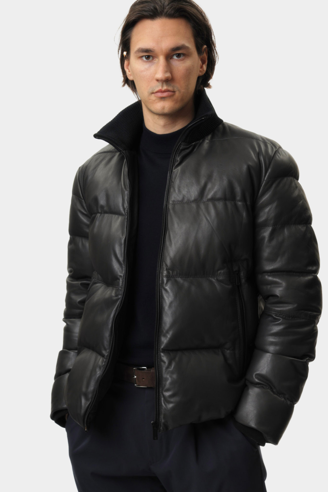 Ботинки Geox Натуральная кожа Черный