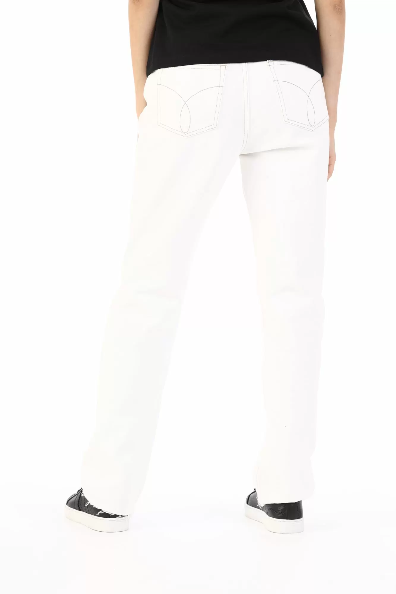 J20J206637 джинсы high rise straight ancle calvin klein jeans 