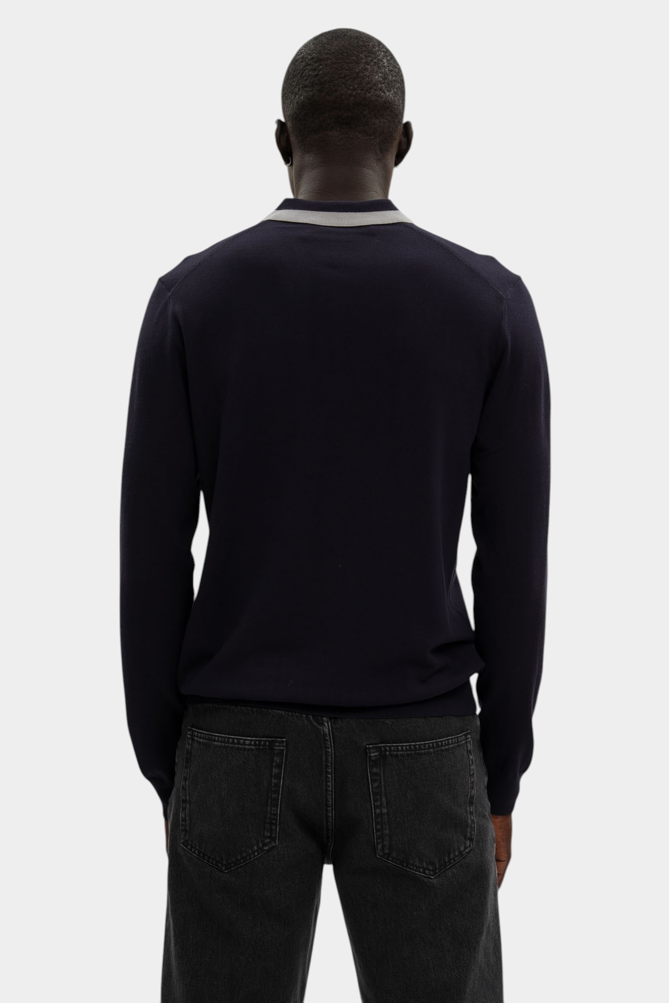 M0198000021N-MK604K01-48SM Поло с длинным рукавом Trussardi Синий