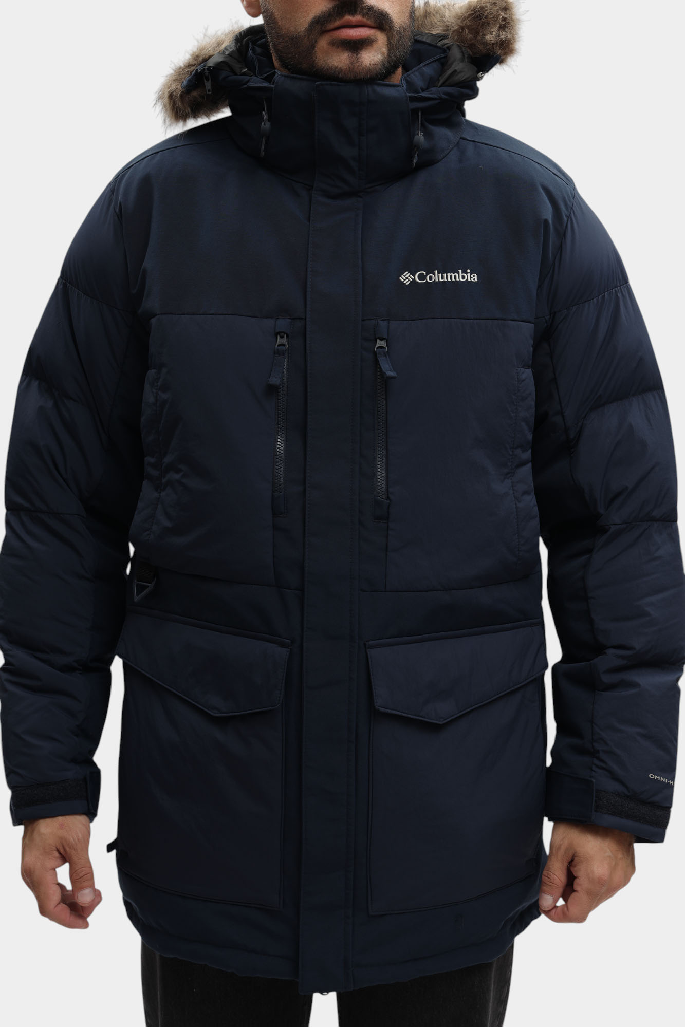 2088121 Куртка зимняя Columbia Синий