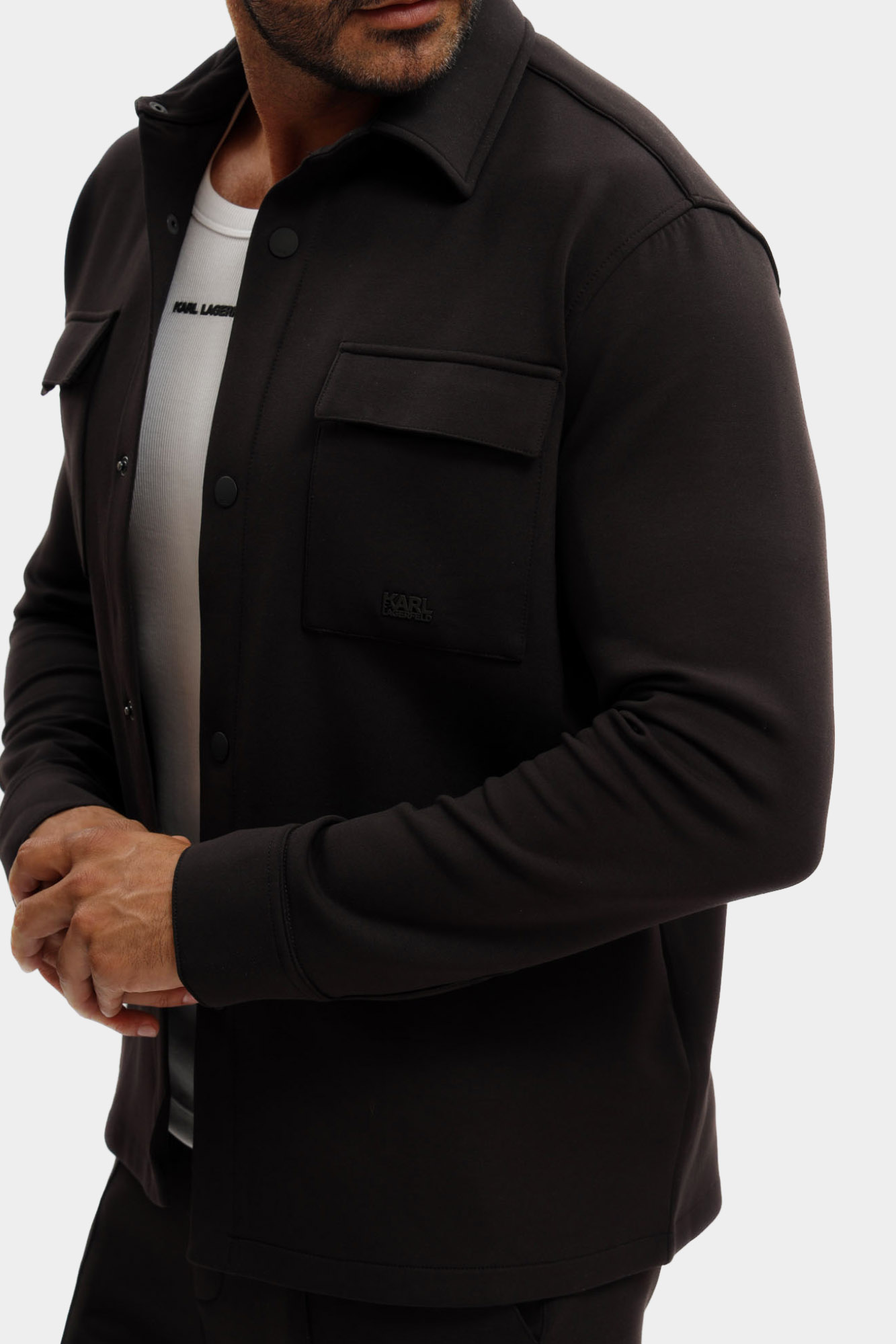 553902_605938 Рубашка д/р Karl Lagerfeld Черный