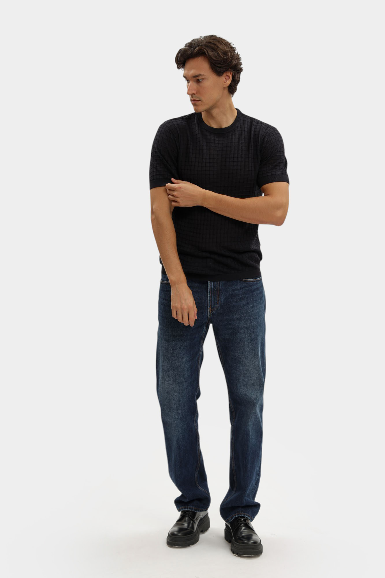 EM003504_ AF14113 Футболка Emporio Armani Синий