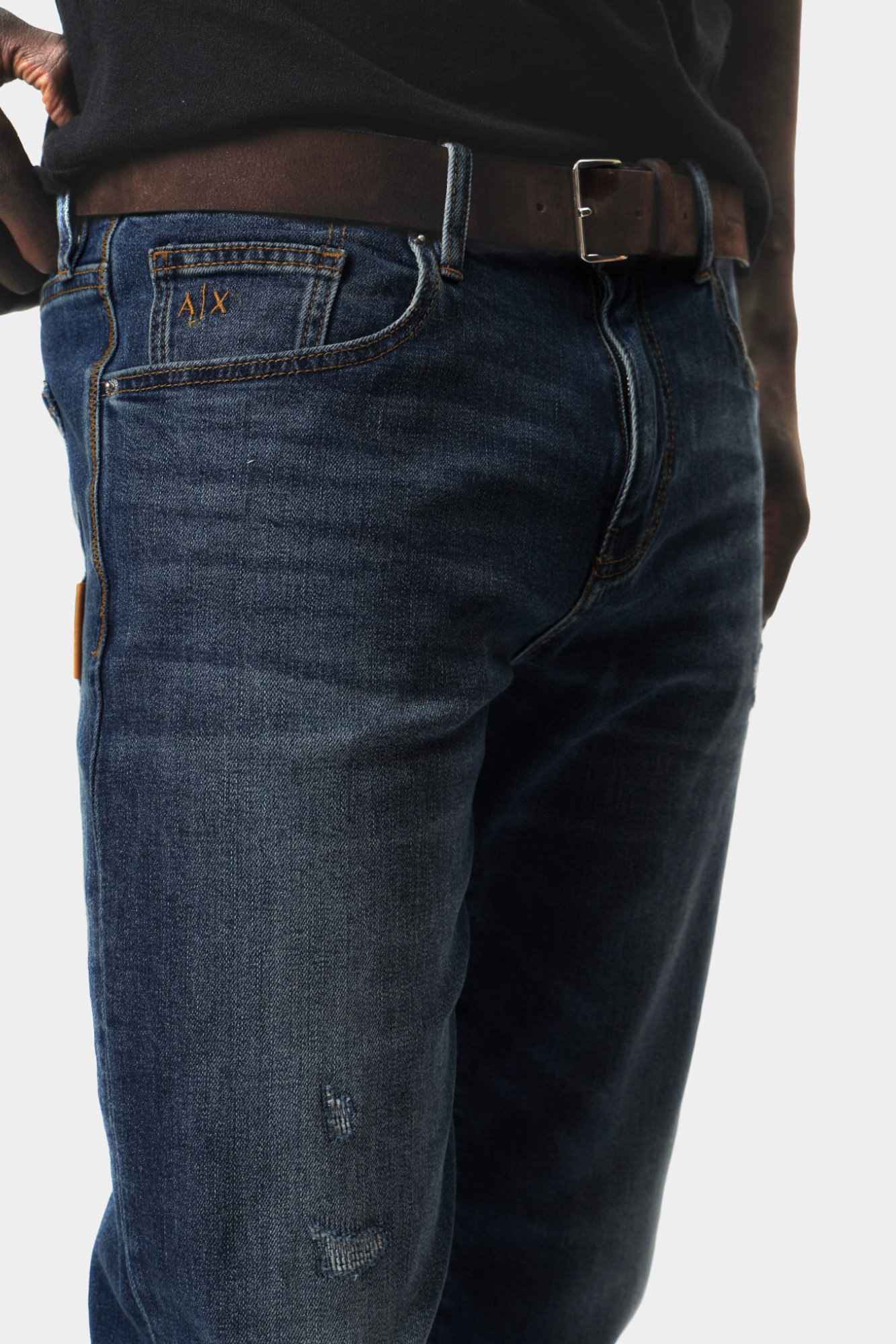 XM000049_AF12965 Брюки джинсовые Armani Exchange Синий