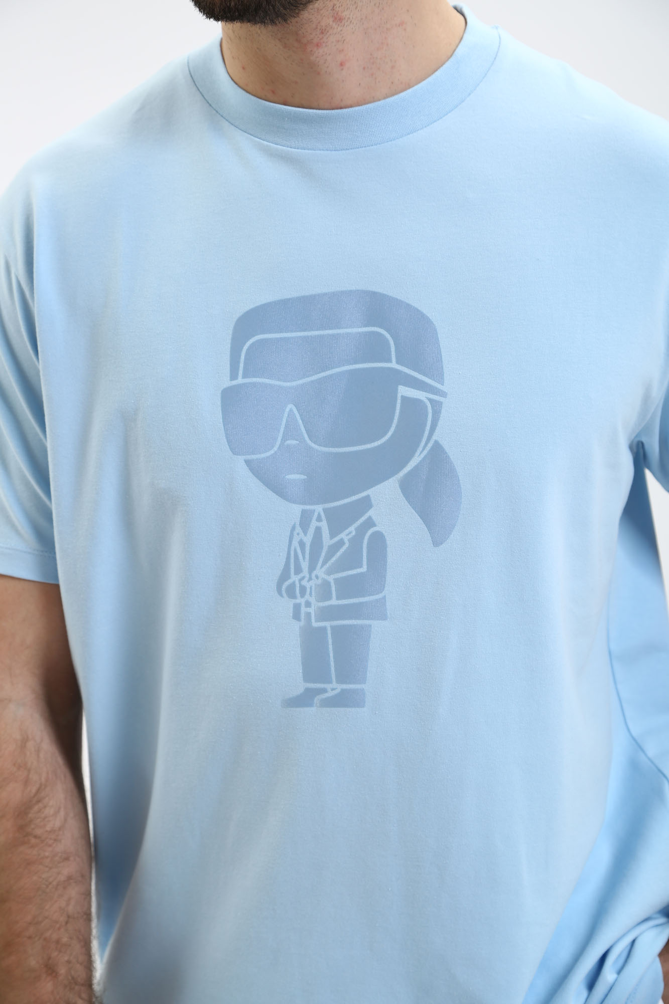 541221_755400 Футболка Karl Lagerfeld Голубой