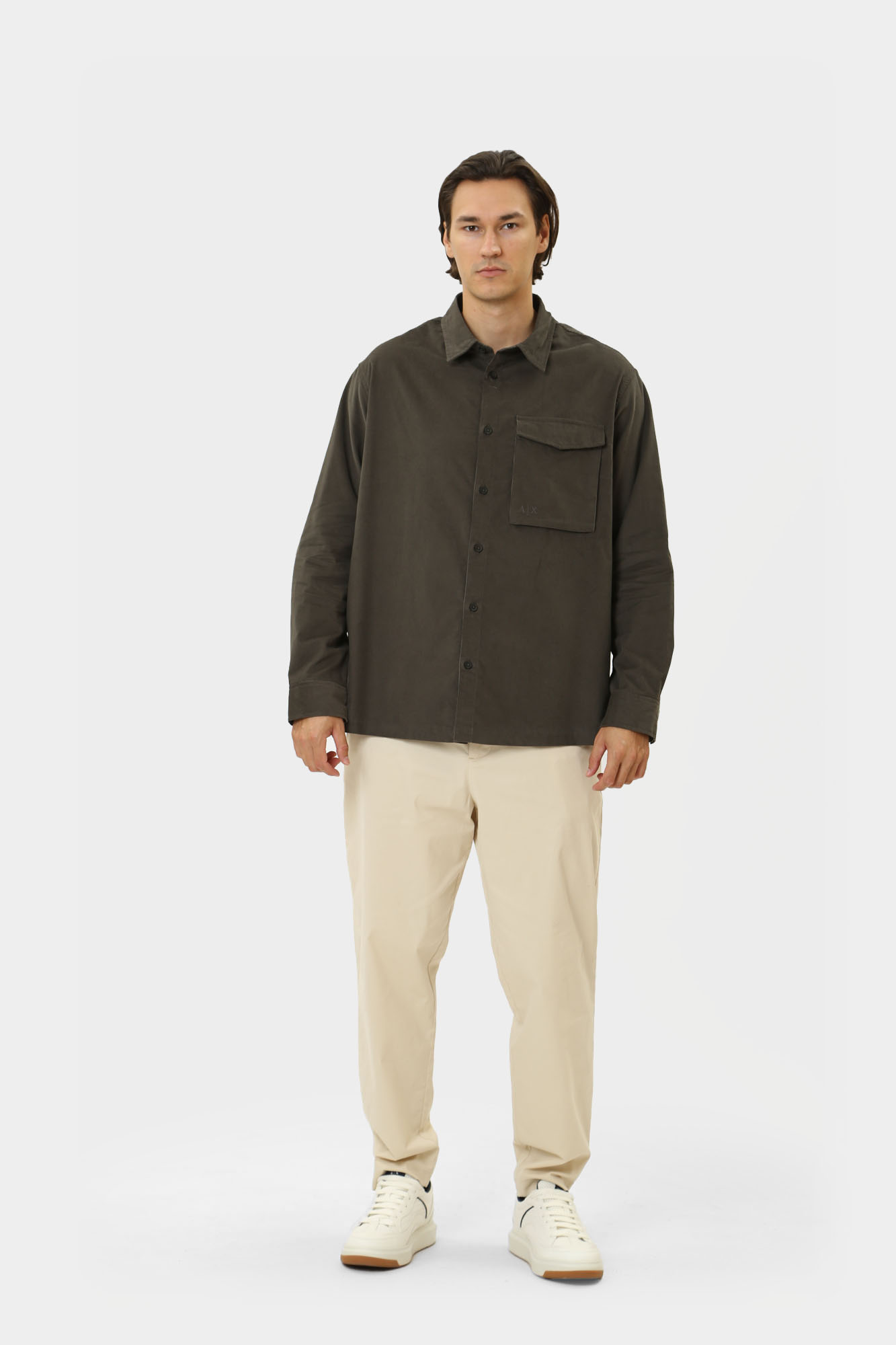 6DZC11_ZNIWZ_1897 Рубашка с длинным рукавом Armani Exchange Черный