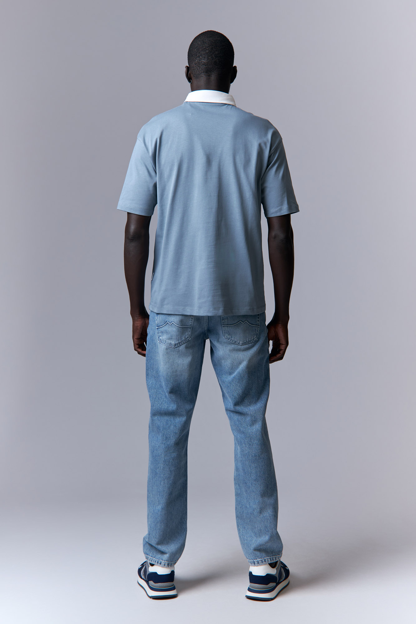 VM-ERK-22-402 Поло Van Mich Серый