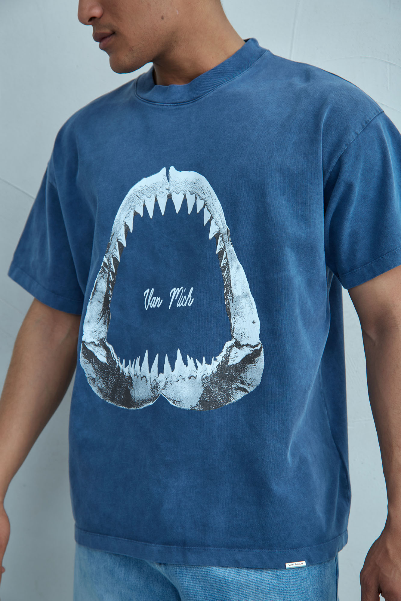 VM-ERK-22-065 Футболка Van Mich Синий