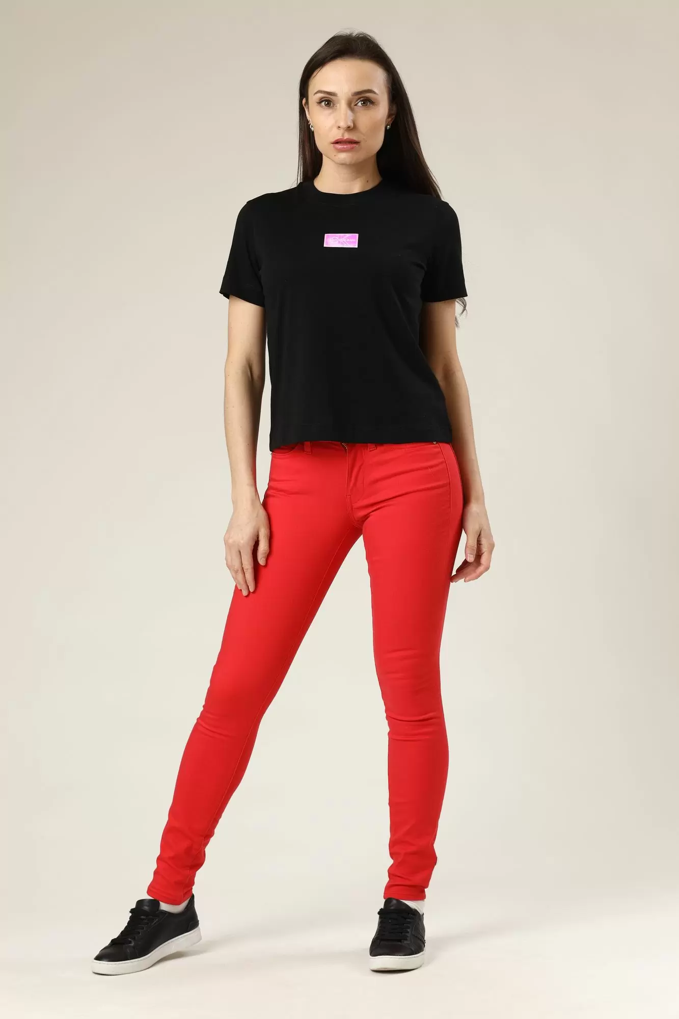 J20J207800_ джинсы mid rise skinny calvin klein jeans 
